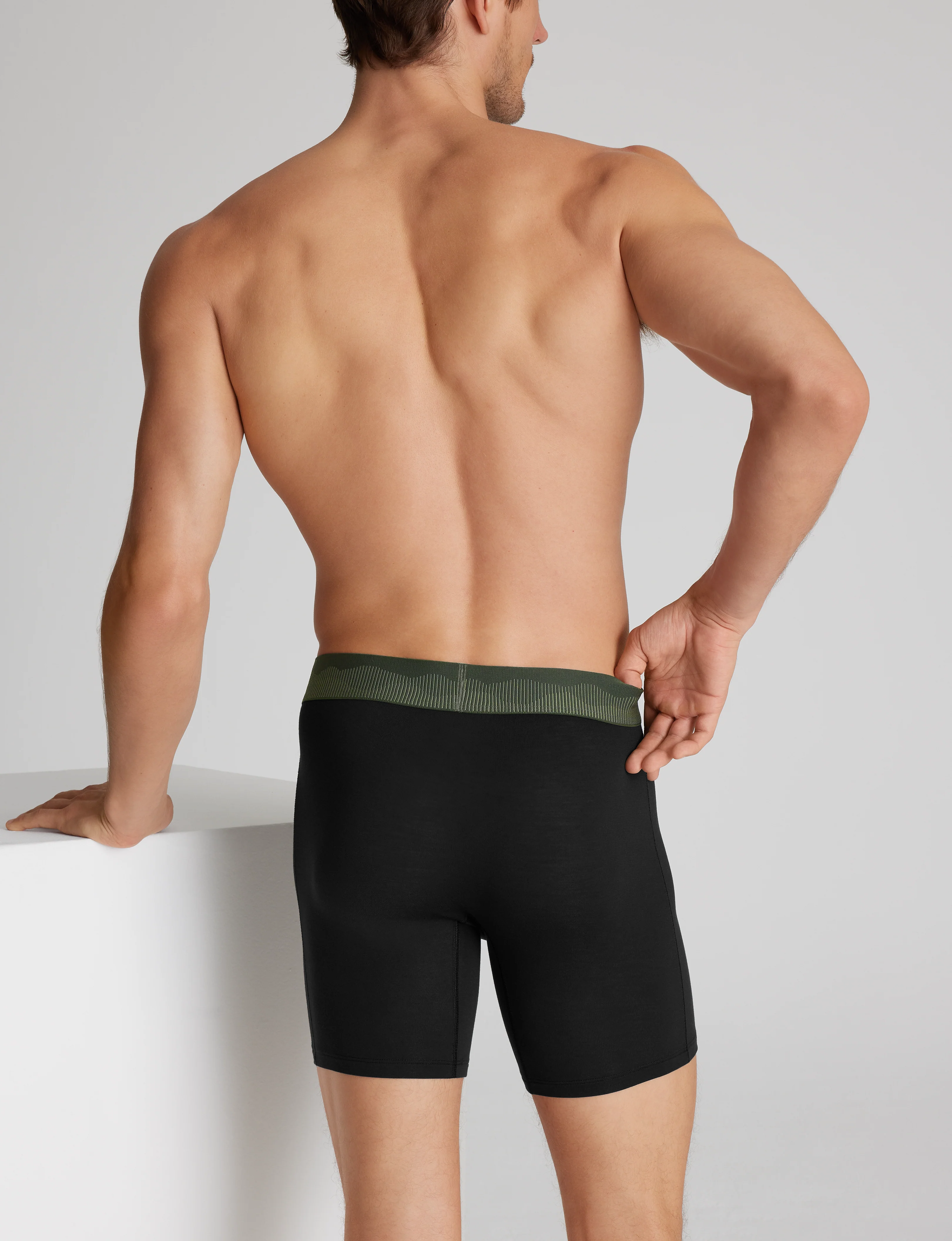 Second Skin Mid-Length Boxer Brief 6" (3-Pack) - Image 33