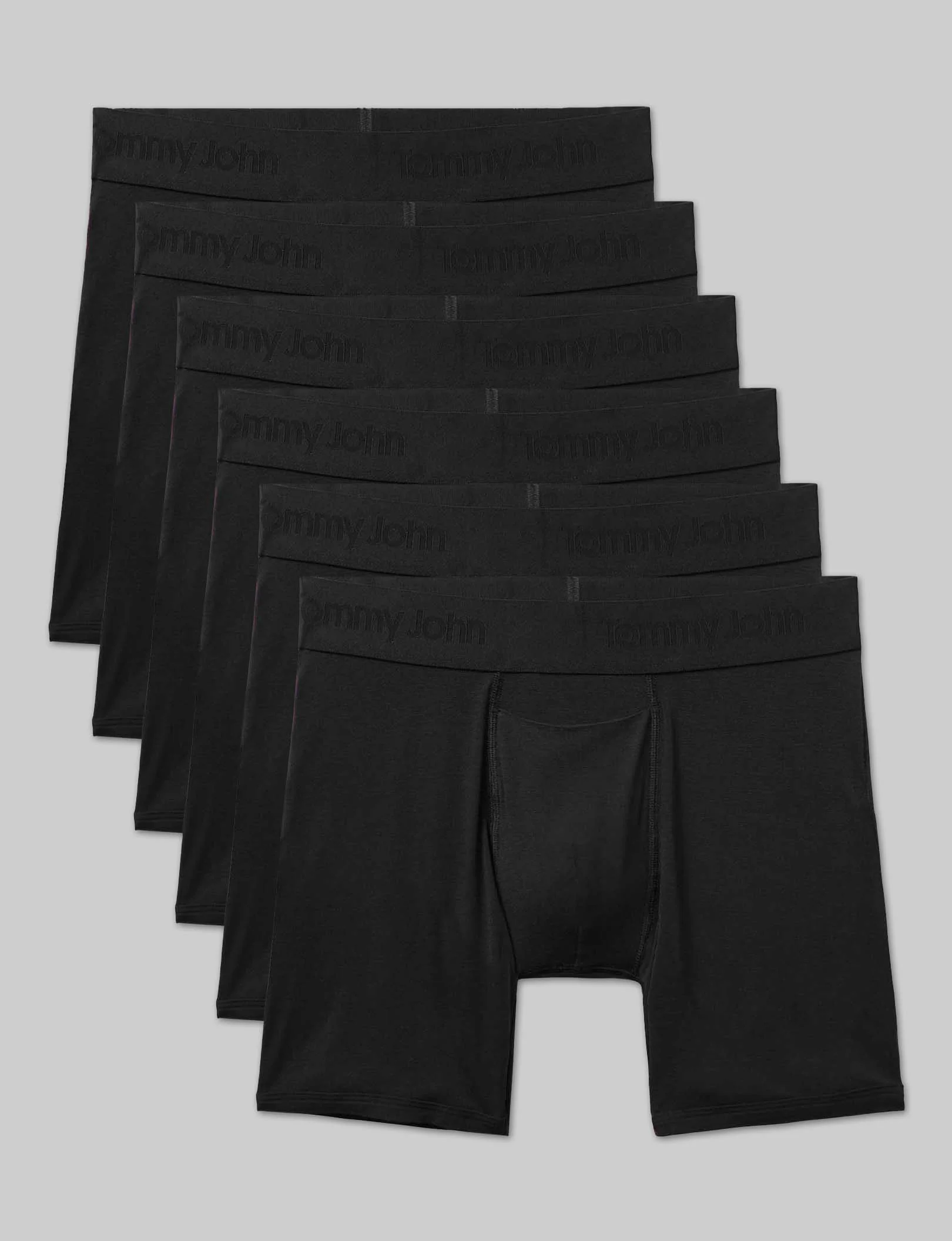 Second Skin Mid-Length Boxer Brief 6" (6-Pack) - Image 3
