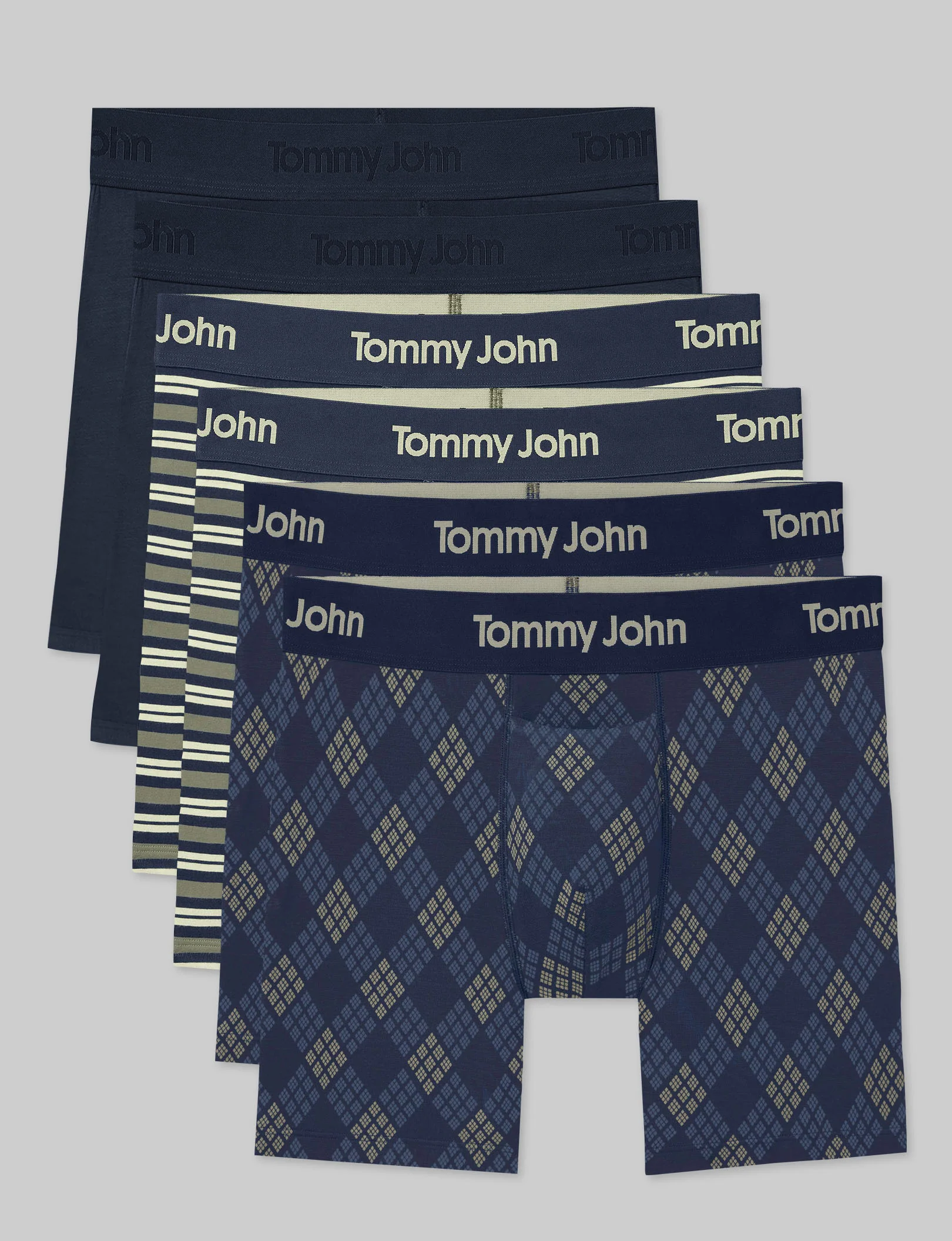 Second Skin Mid-Length Boxer Brief 6" (6-Pack) - Image 4
