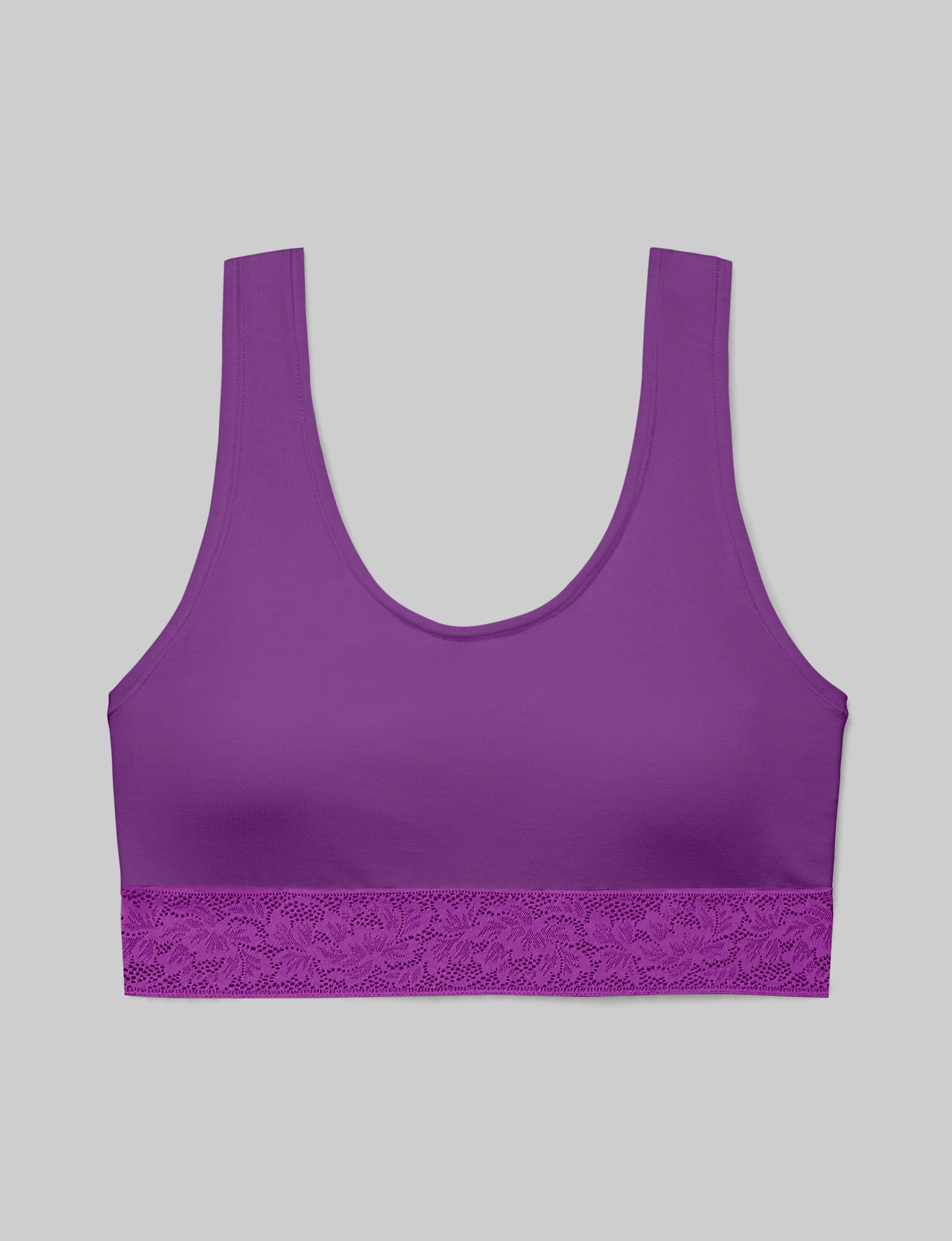 Second Skin Scoop Bralette, Lace Band - Image 16