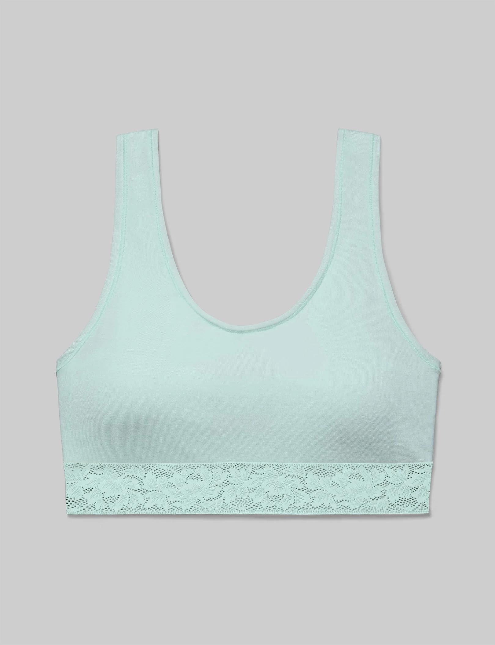 Second Skin Scoop Bralette, Lace Band - Image 9