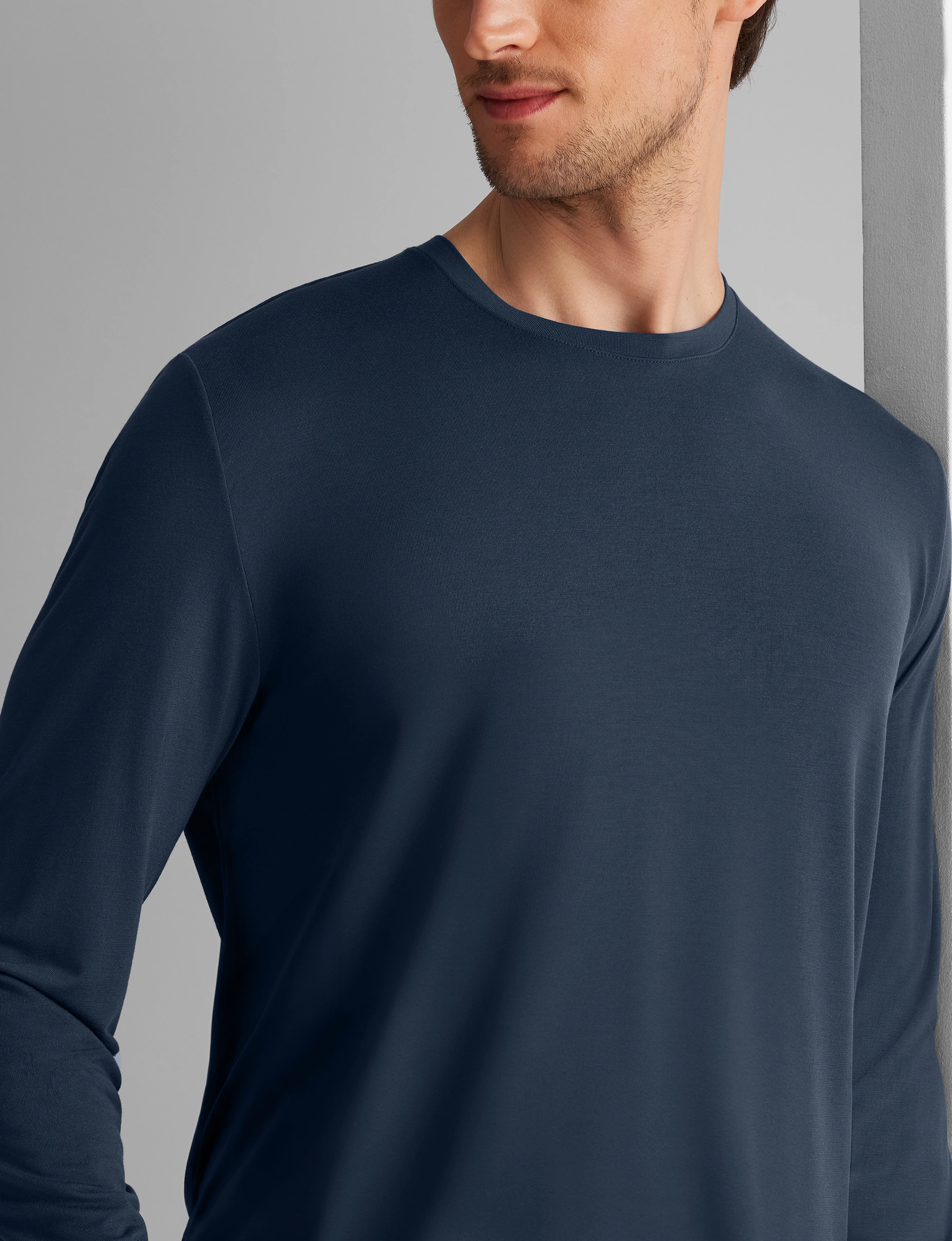Second Skin Long Sleeve Sleep Tee & Pant Set - Image 11
