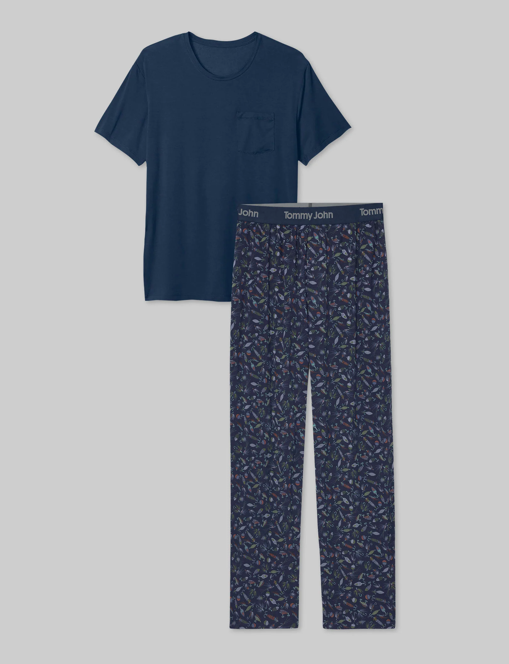 Second Skin Sleep Pocket Tee & Pant Set - Image 2