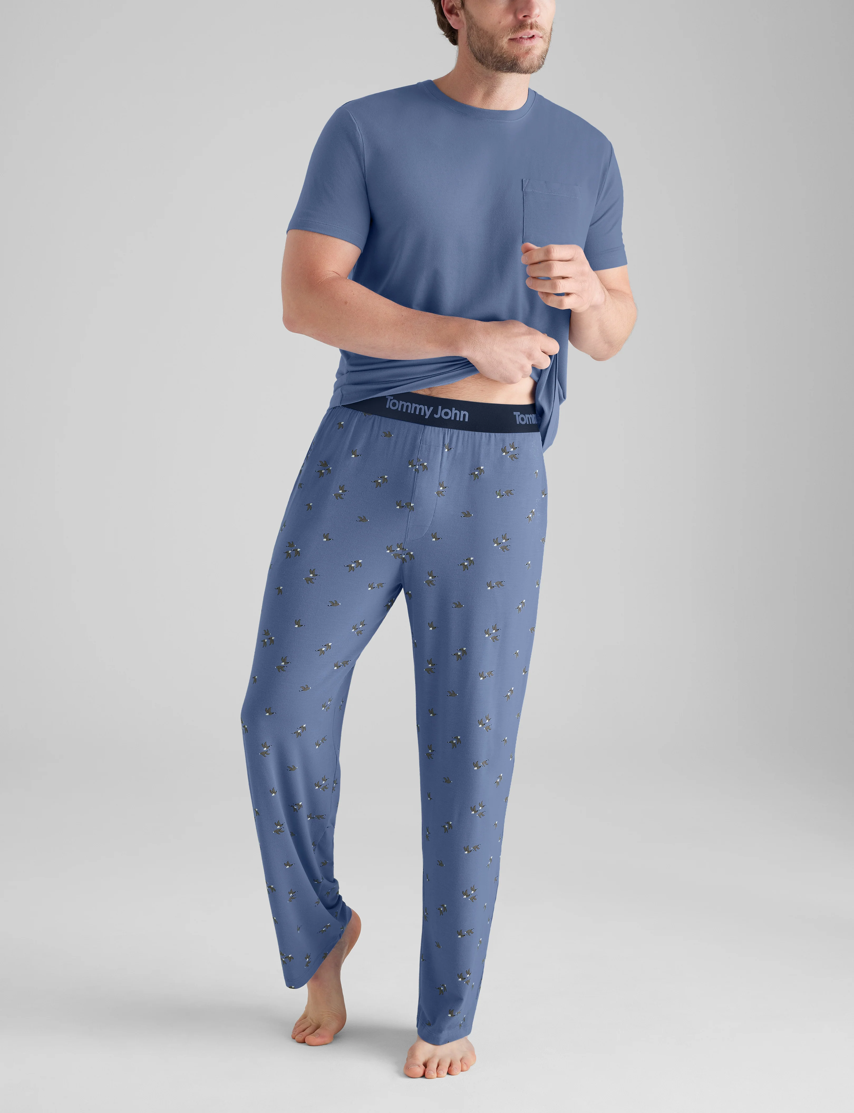 Second Skin Sleep Pocket Tee & Pant Set - Image 31