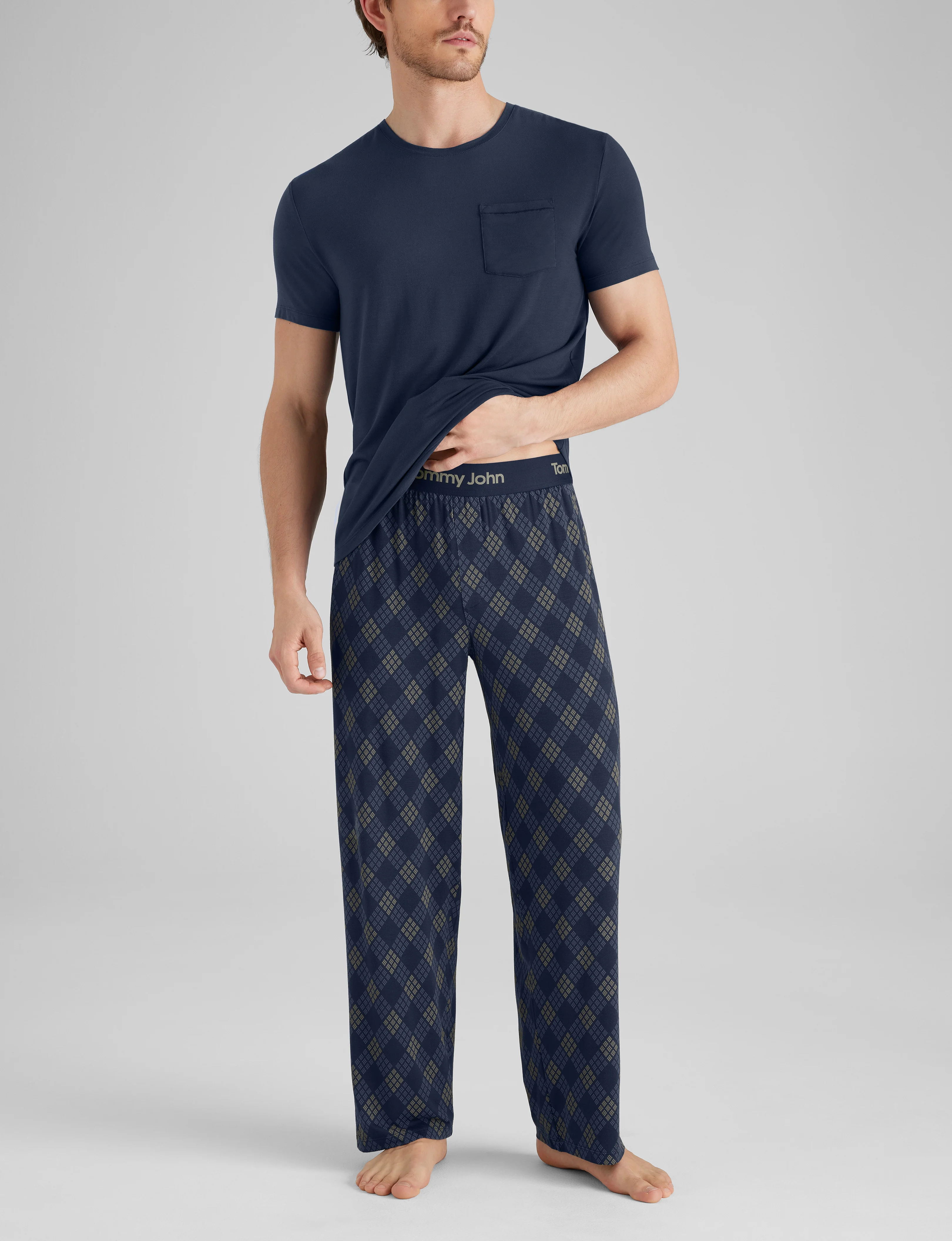 Second Skin Sleep Pocket Tee & Pant Set - Image 35