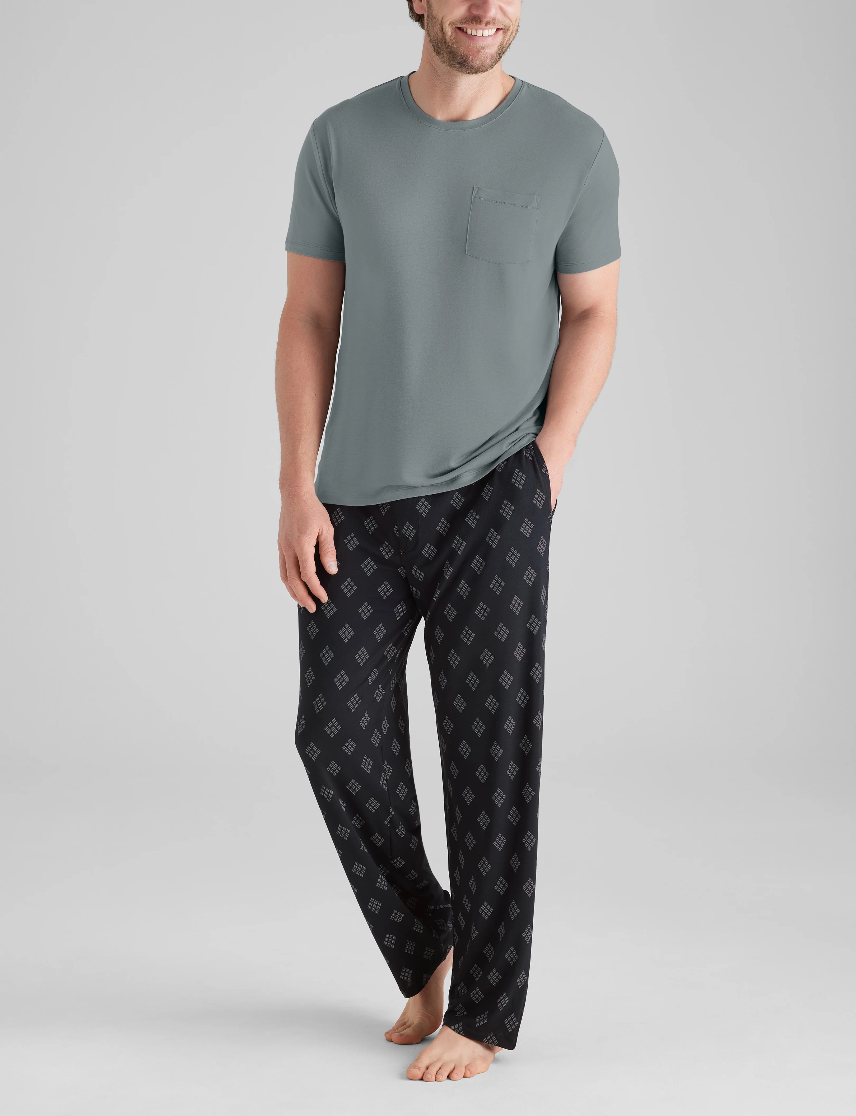 Second Skin Sleep Pocket Tee & Pant Set - Image 39