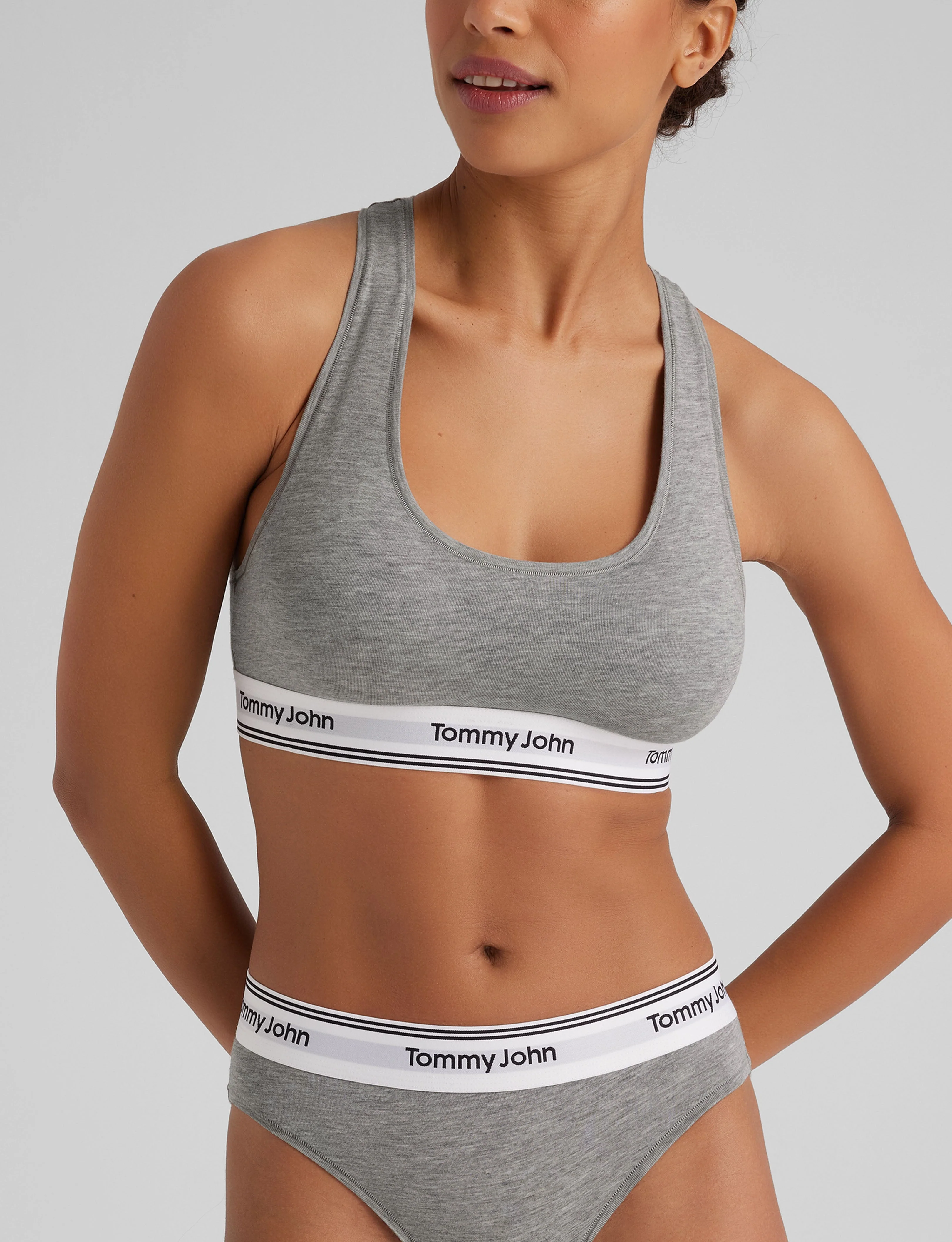 Signature Cotton Scoop Bralette - Image 14