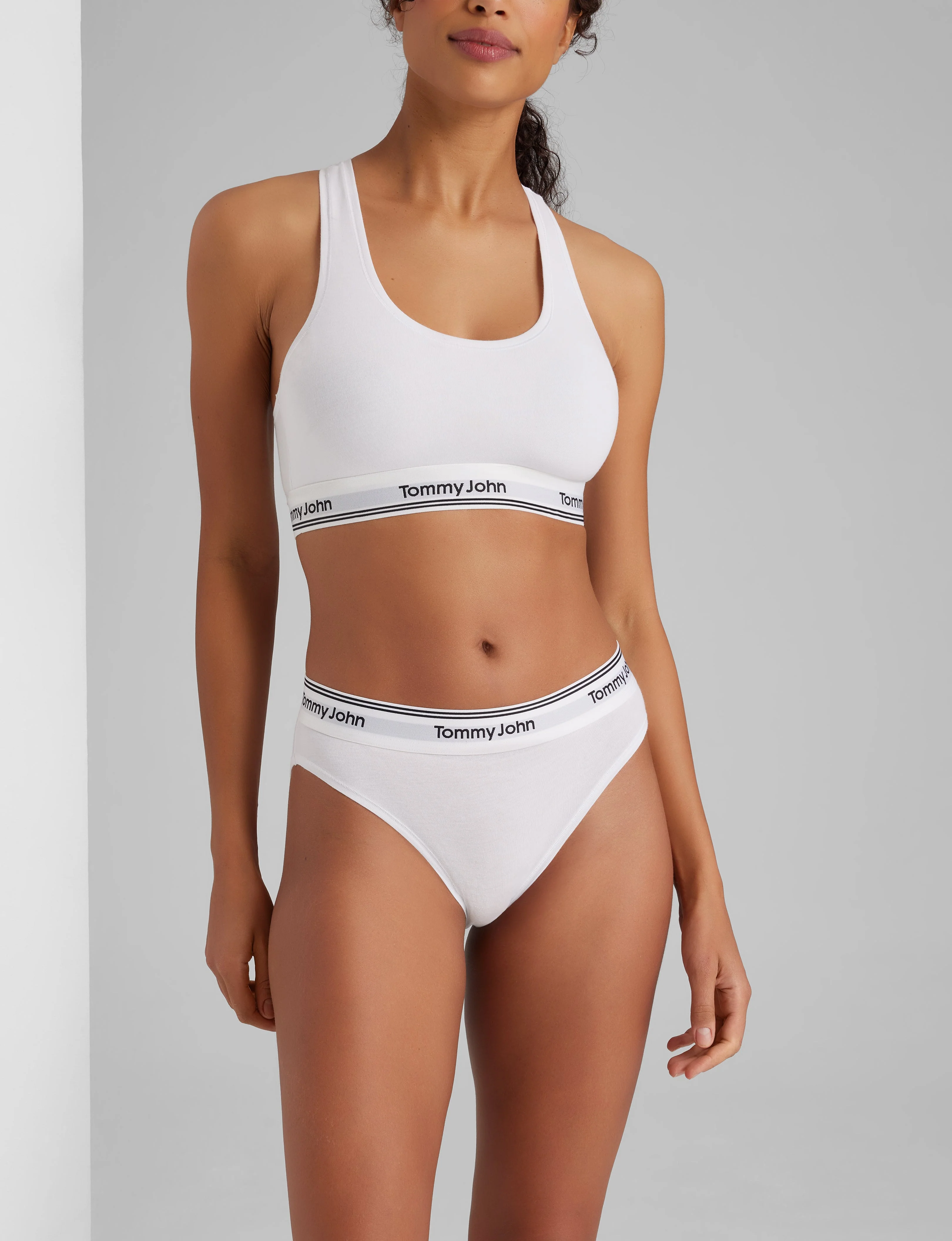 Signature Cotton Scoop Bralette - Image 19