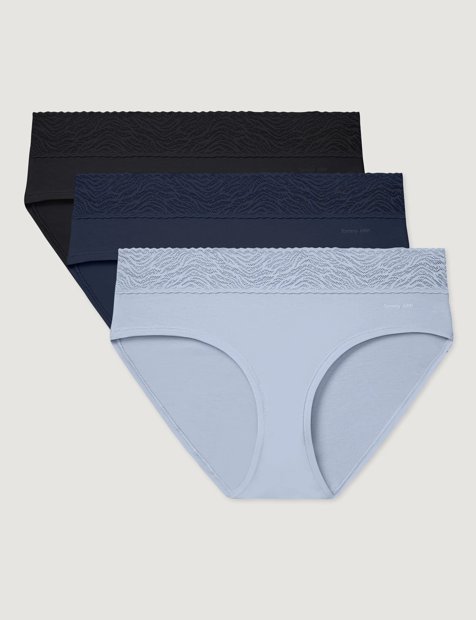 Women's Cool Cotton Brief, Lace Waist (3-Pack) - Image 6