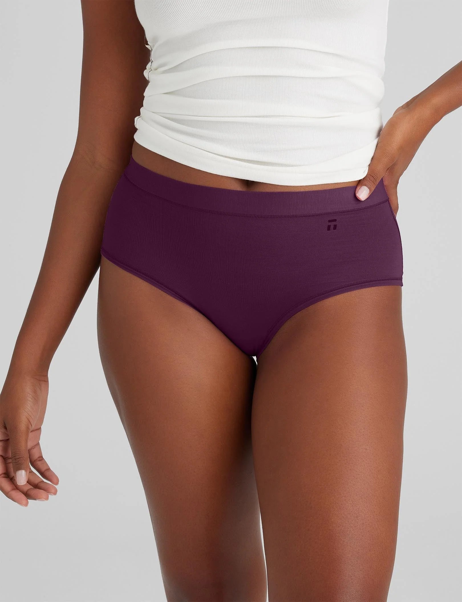 Women's Cool Cotton High Rise Brief - Image 12