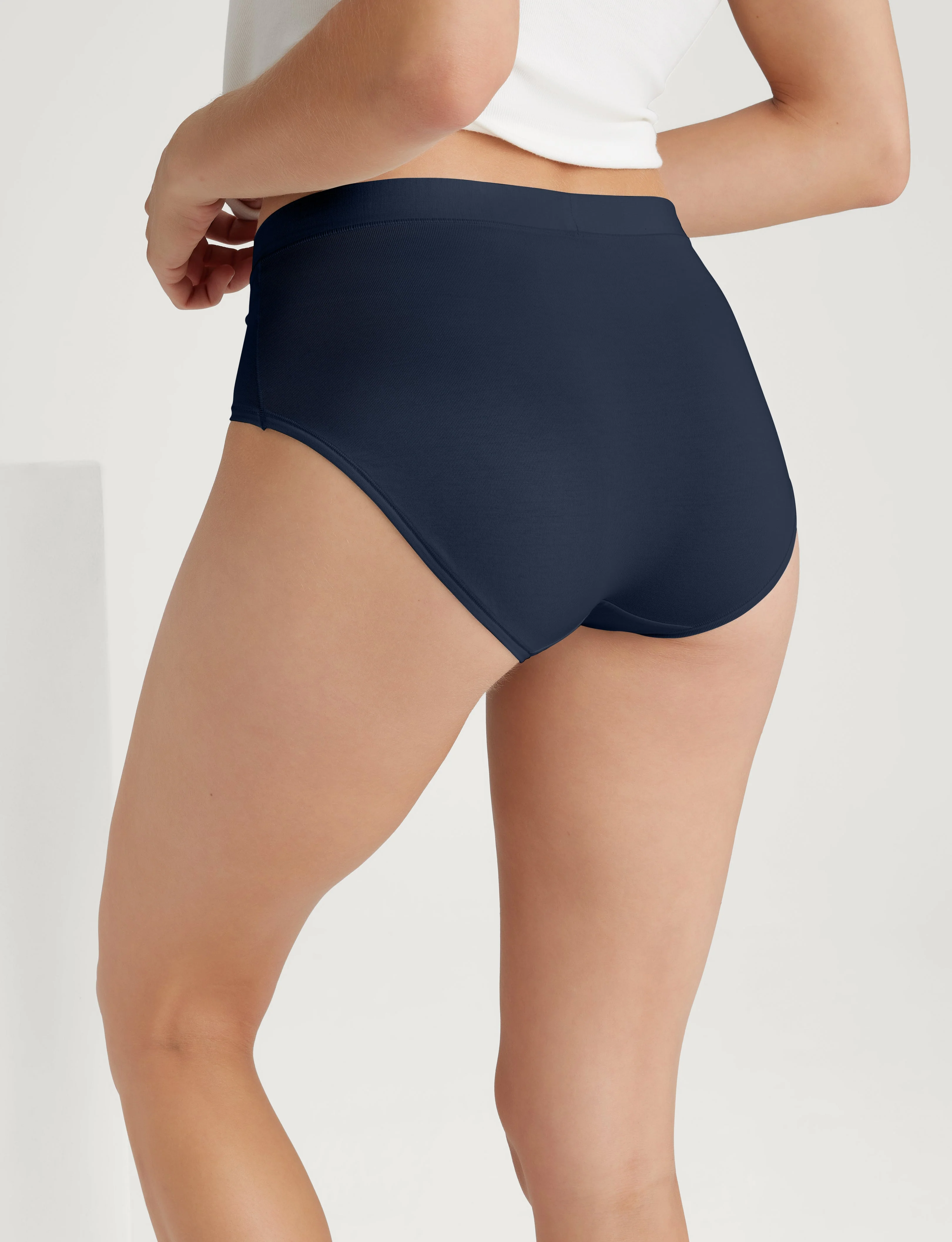 Women's Cool Cotton High Rise Brief - Image 4
