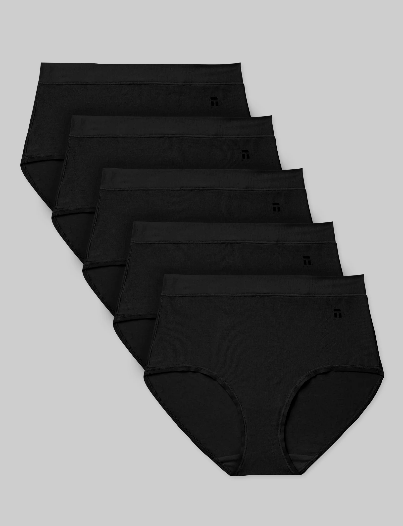 Women's Cool Cotton High Rise Brief (5-Pack) - Image 8