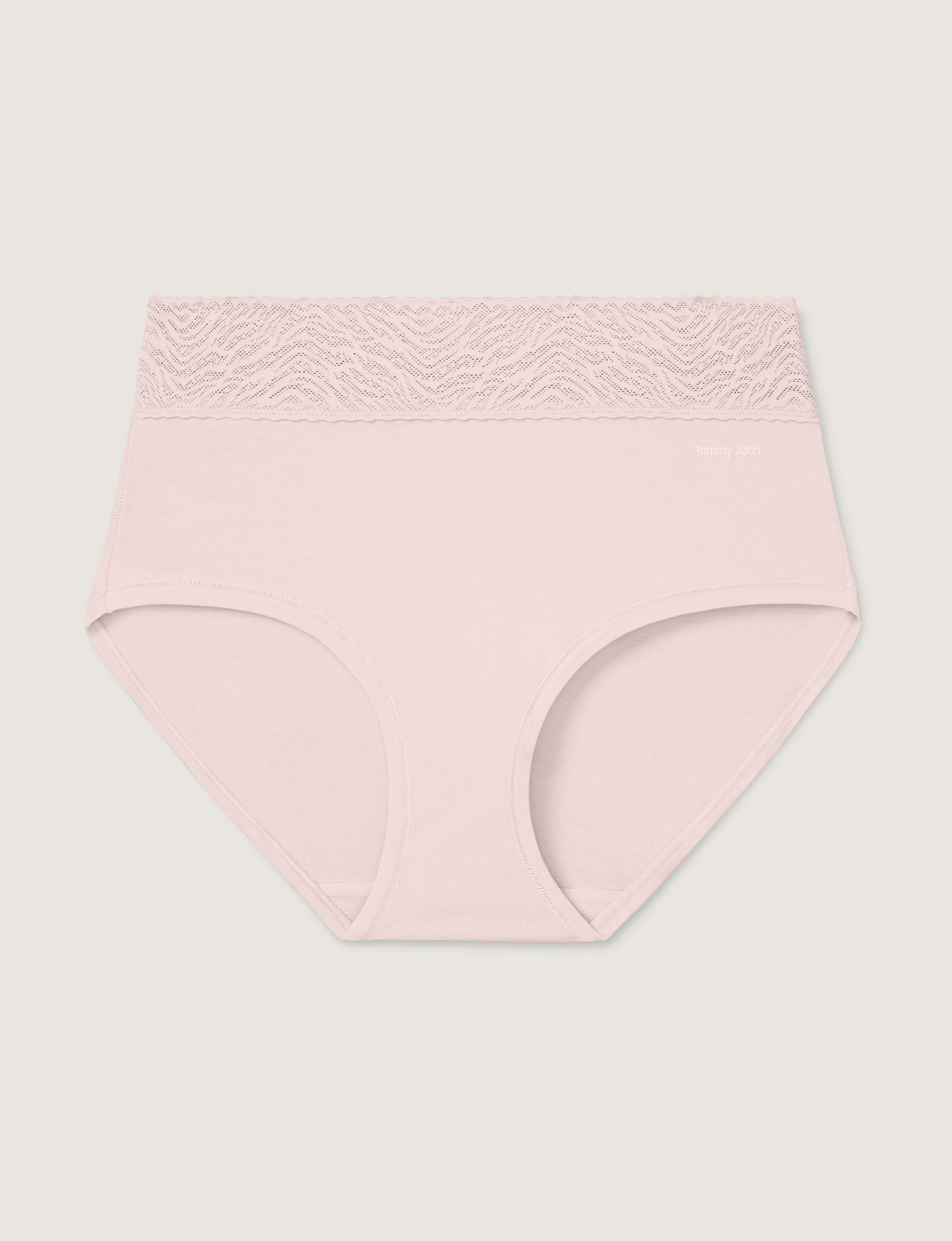 Women's Cool Cotton High Rise Brief, Lace Waist - Image 22
