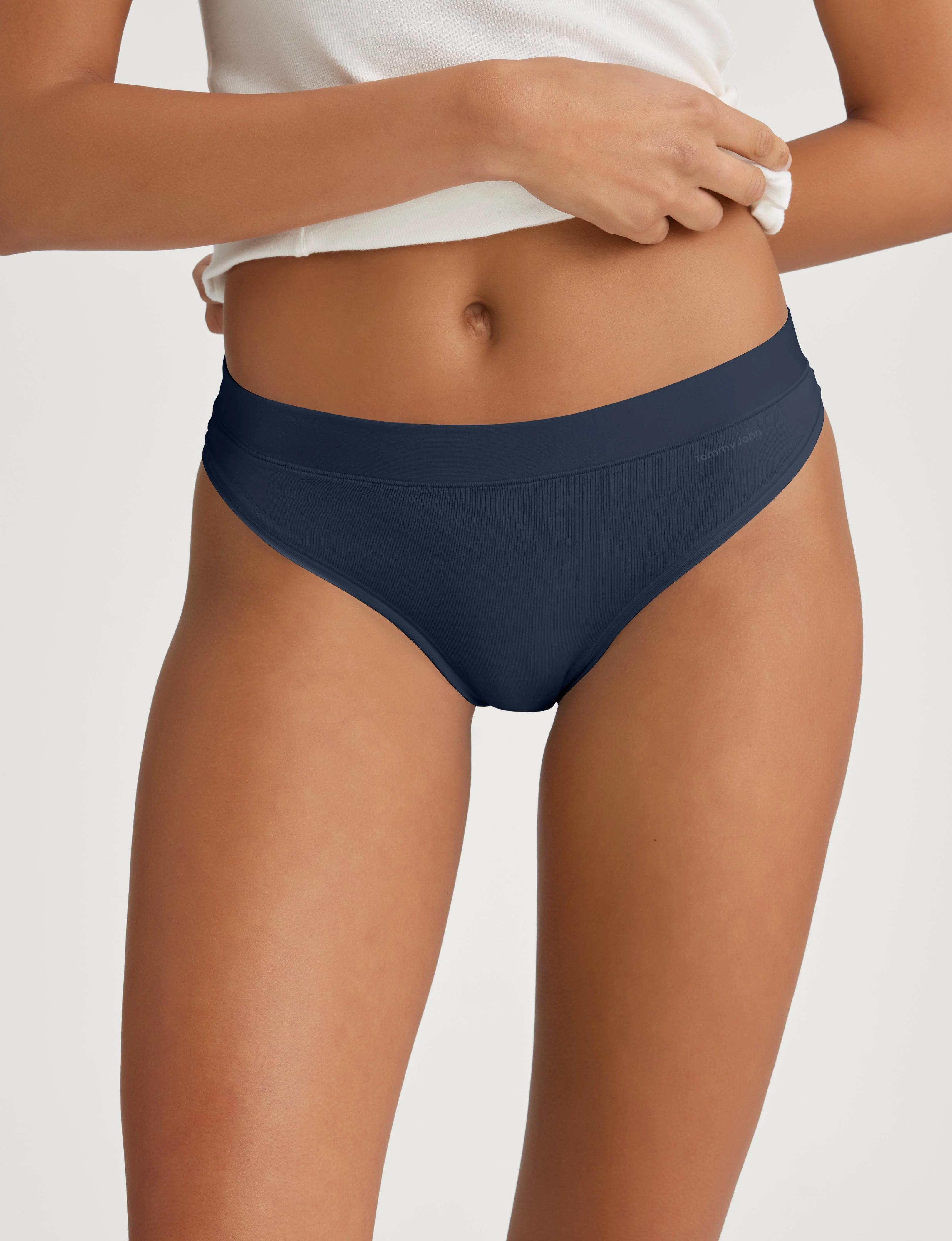 Women's Cool Cotton Thong - Image 4