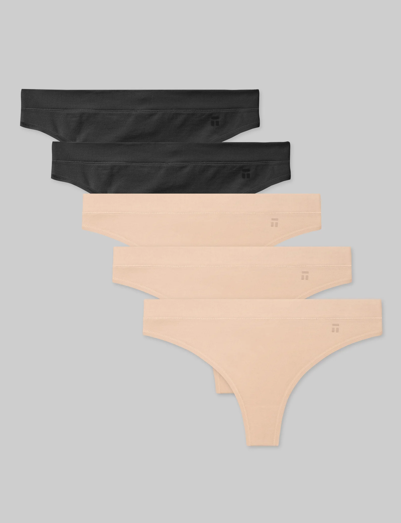 Women's Cool Cotton Thong (5-Pack) - Image 5