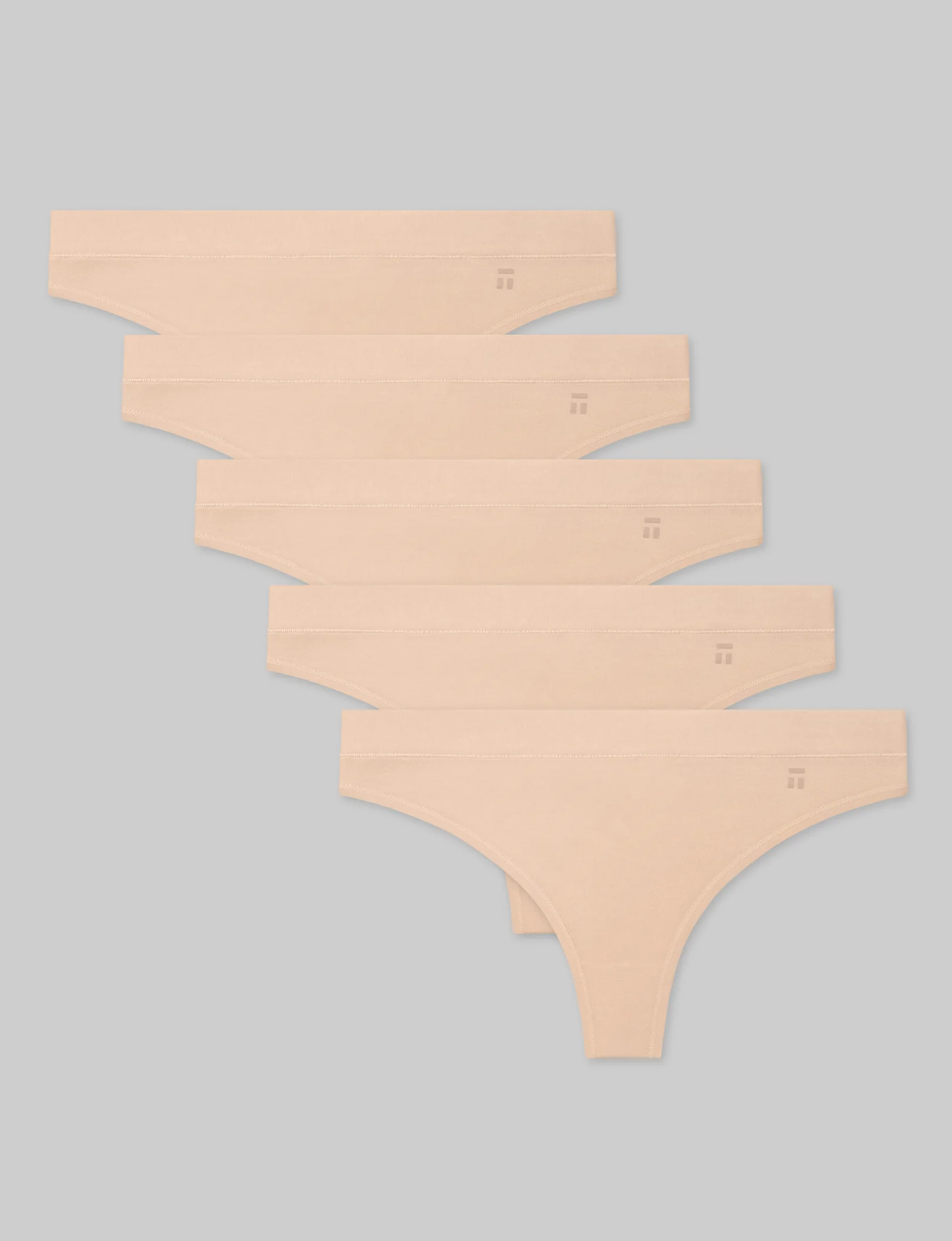 Women's Cool Cotton Thong (5-Pack) - Image 6