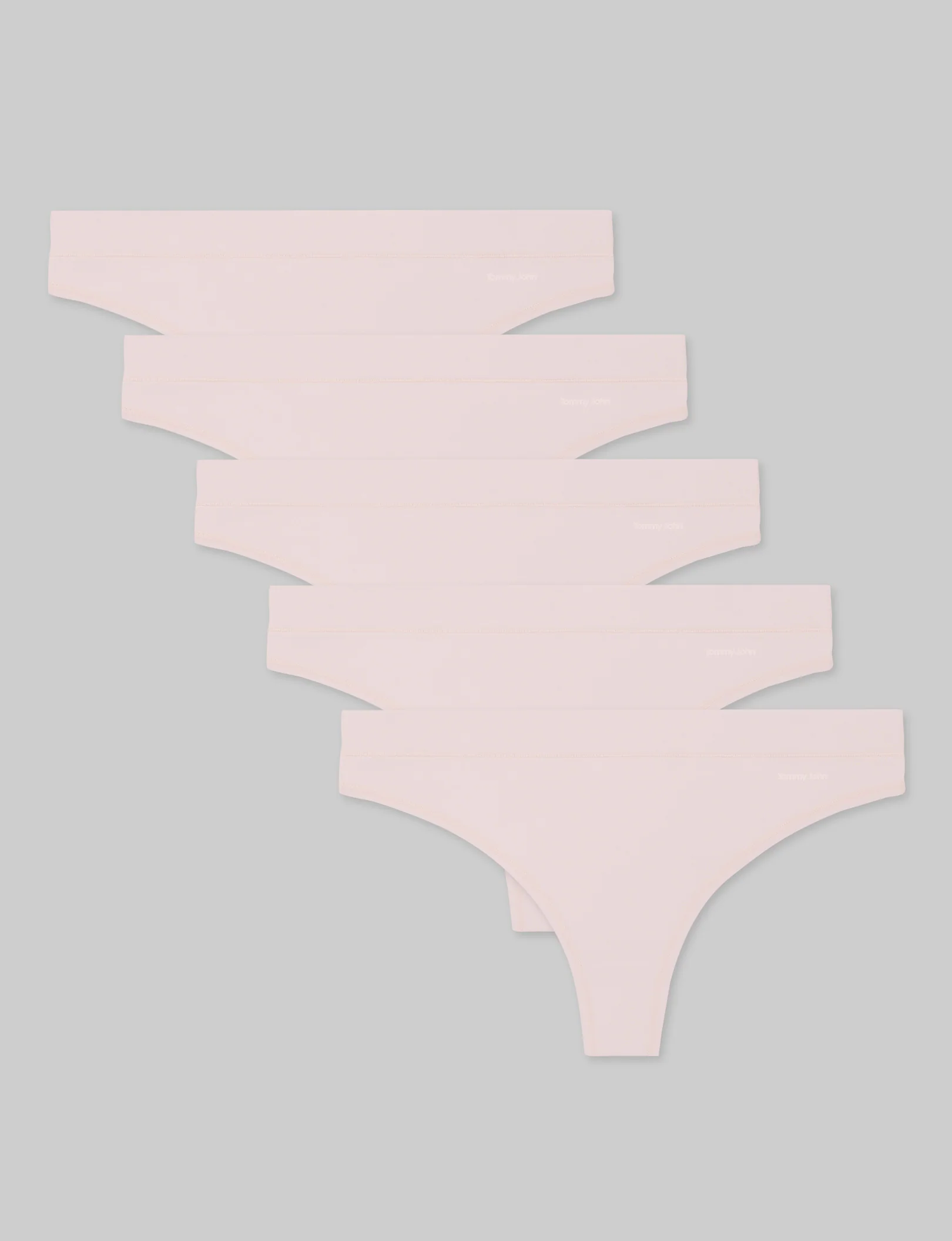 Women's Cool Cotton Thong (5-Pack) - Image 8