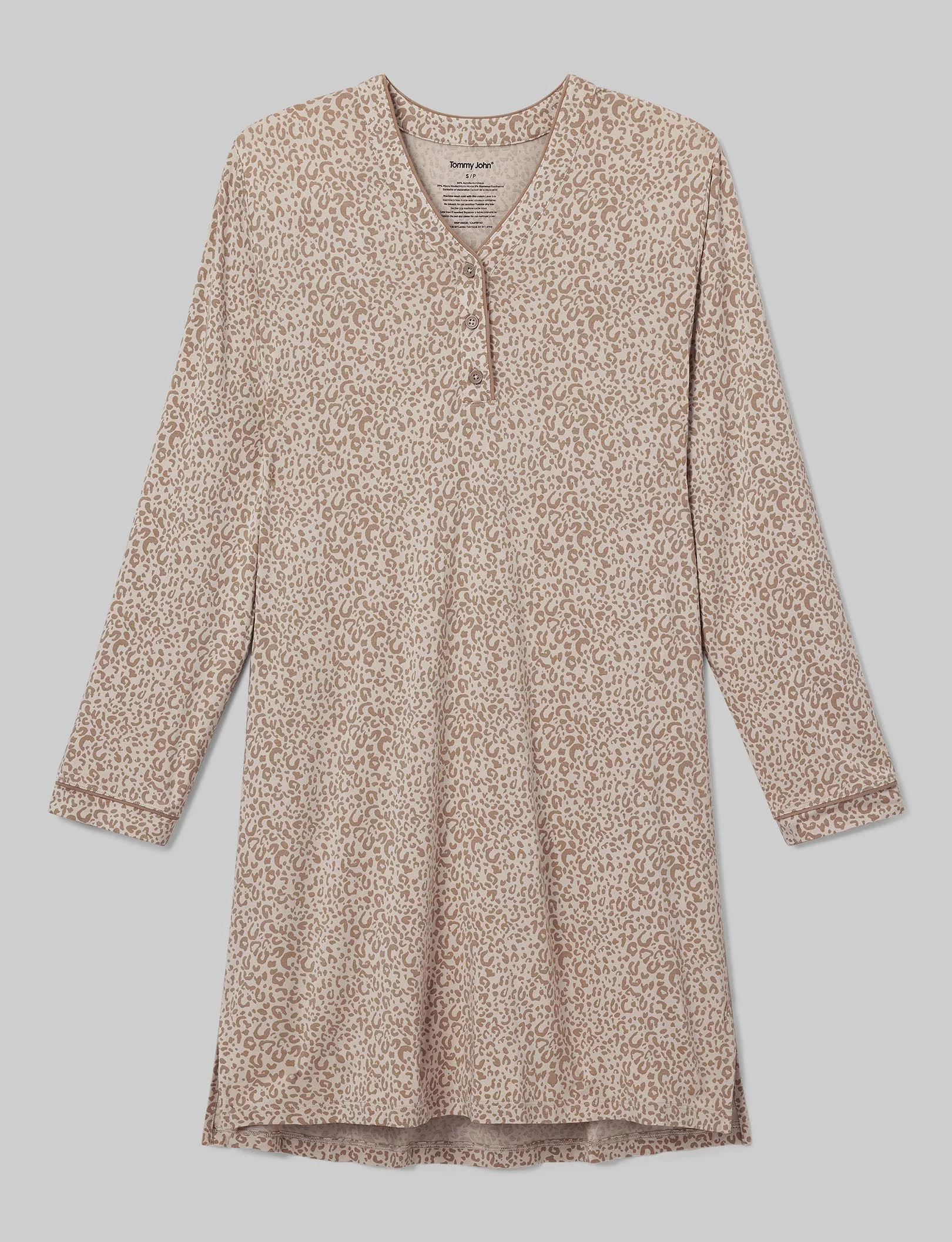 Women's Downtime Henley Sleep Dress - Image 4