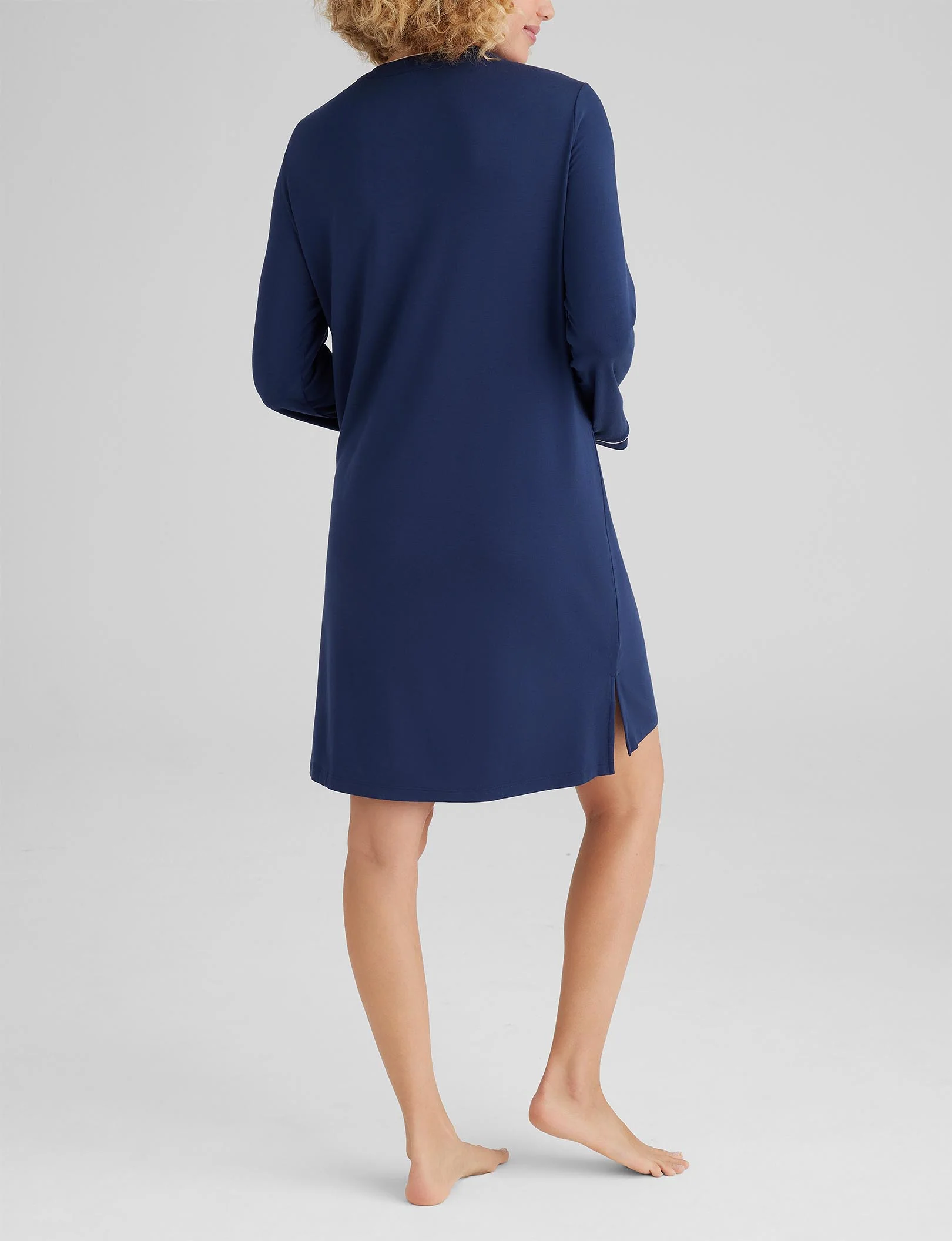 Women's Downtime Henley Sleep Dress - Image 6