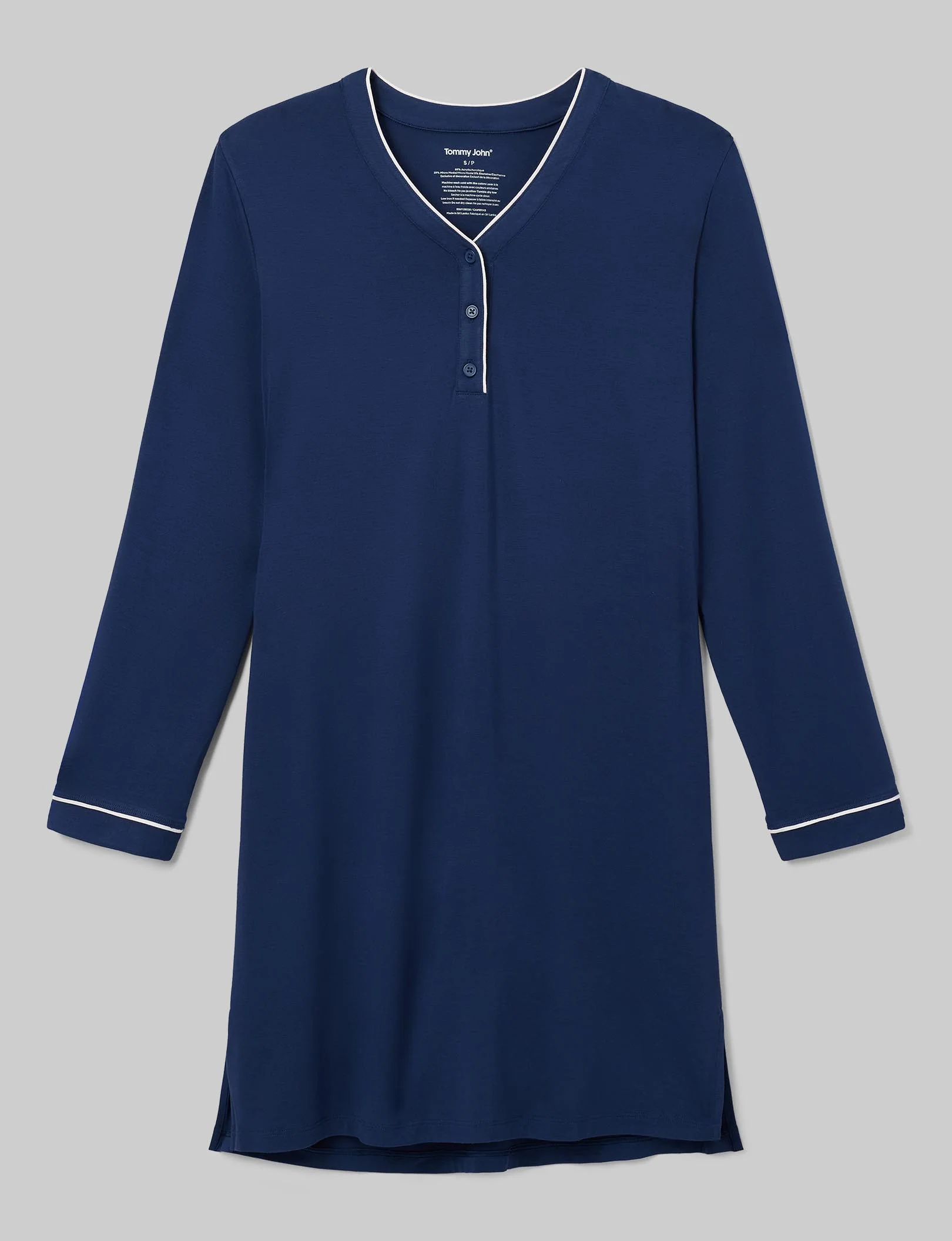 Women's Downtime Henley Sleep Dress - Image 8