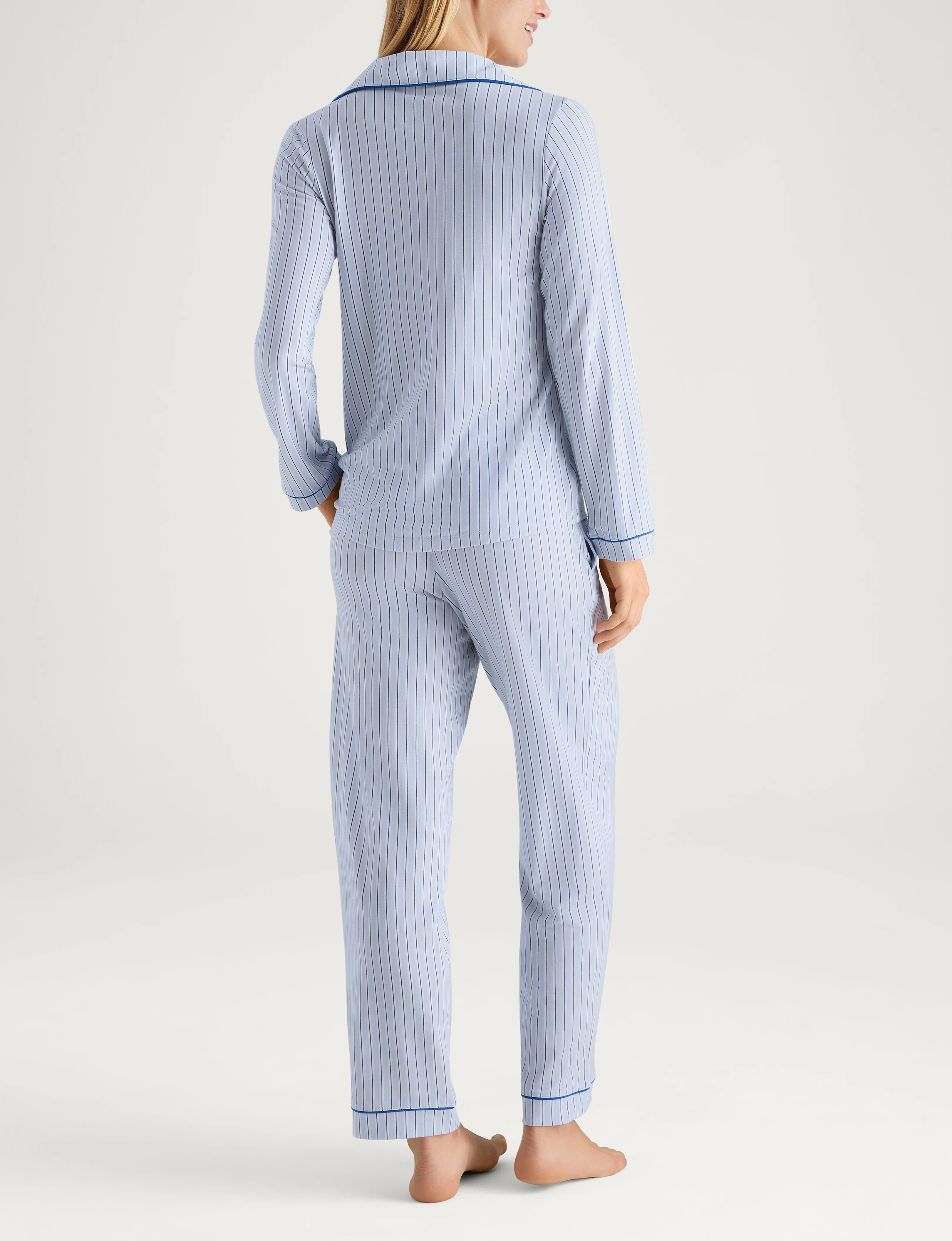 Women's Downtime Long Sleeve Pajama Top & Pant Set - Image 18