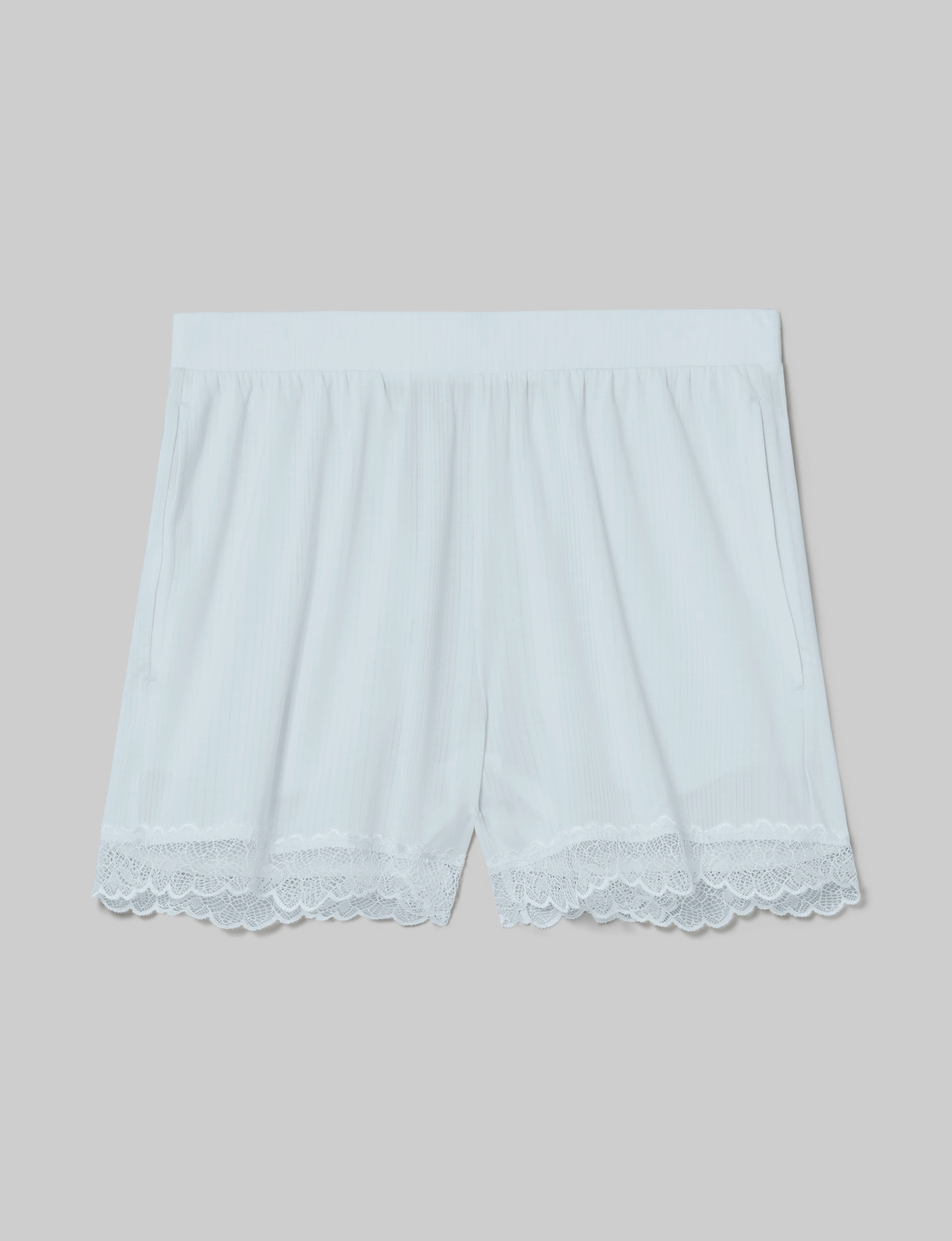 Women's Second Skin Luxe Rib Lace Short - Image 8