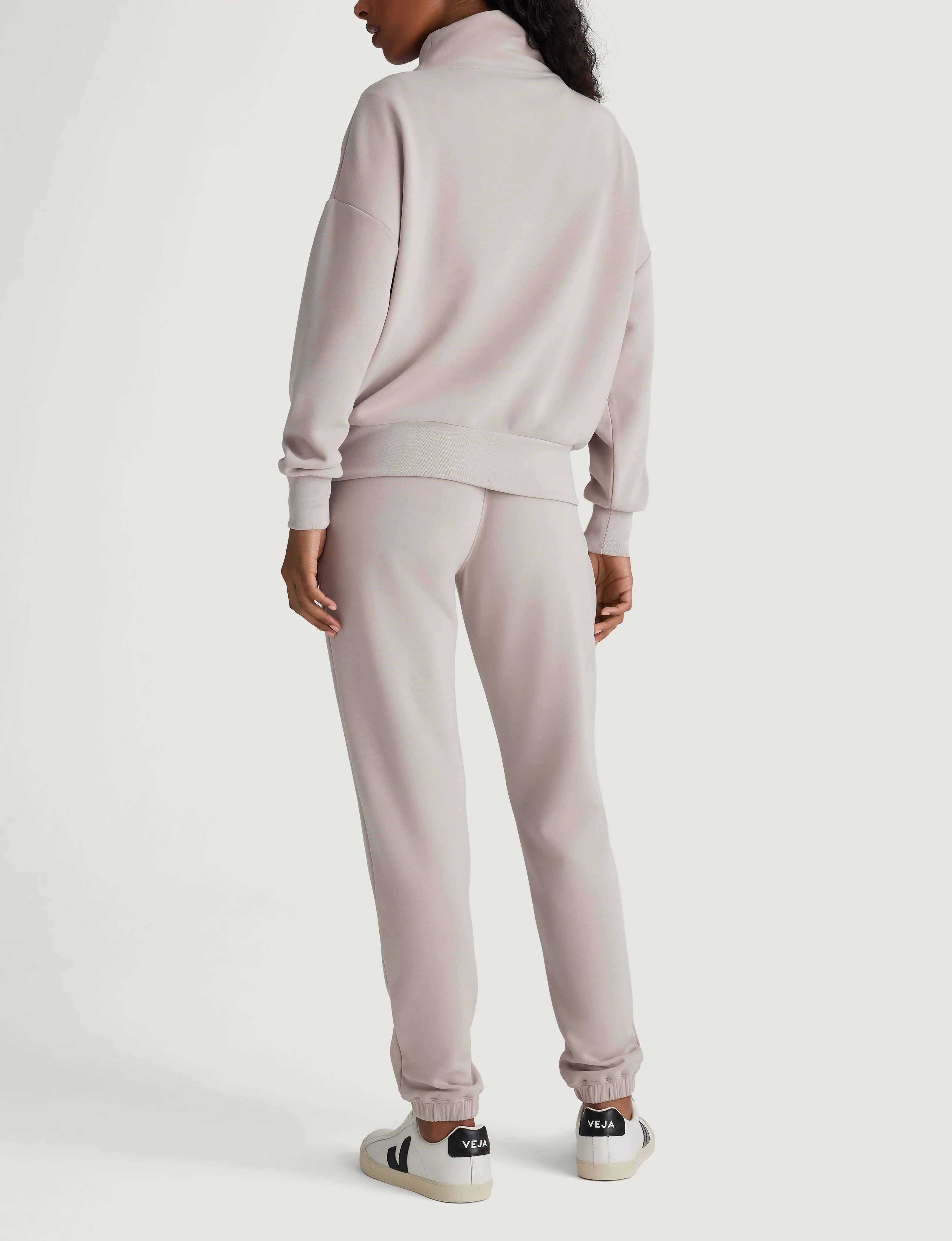 Women's Luxe Traveler Knit Quarter Zip & Jogger Set - Image 27