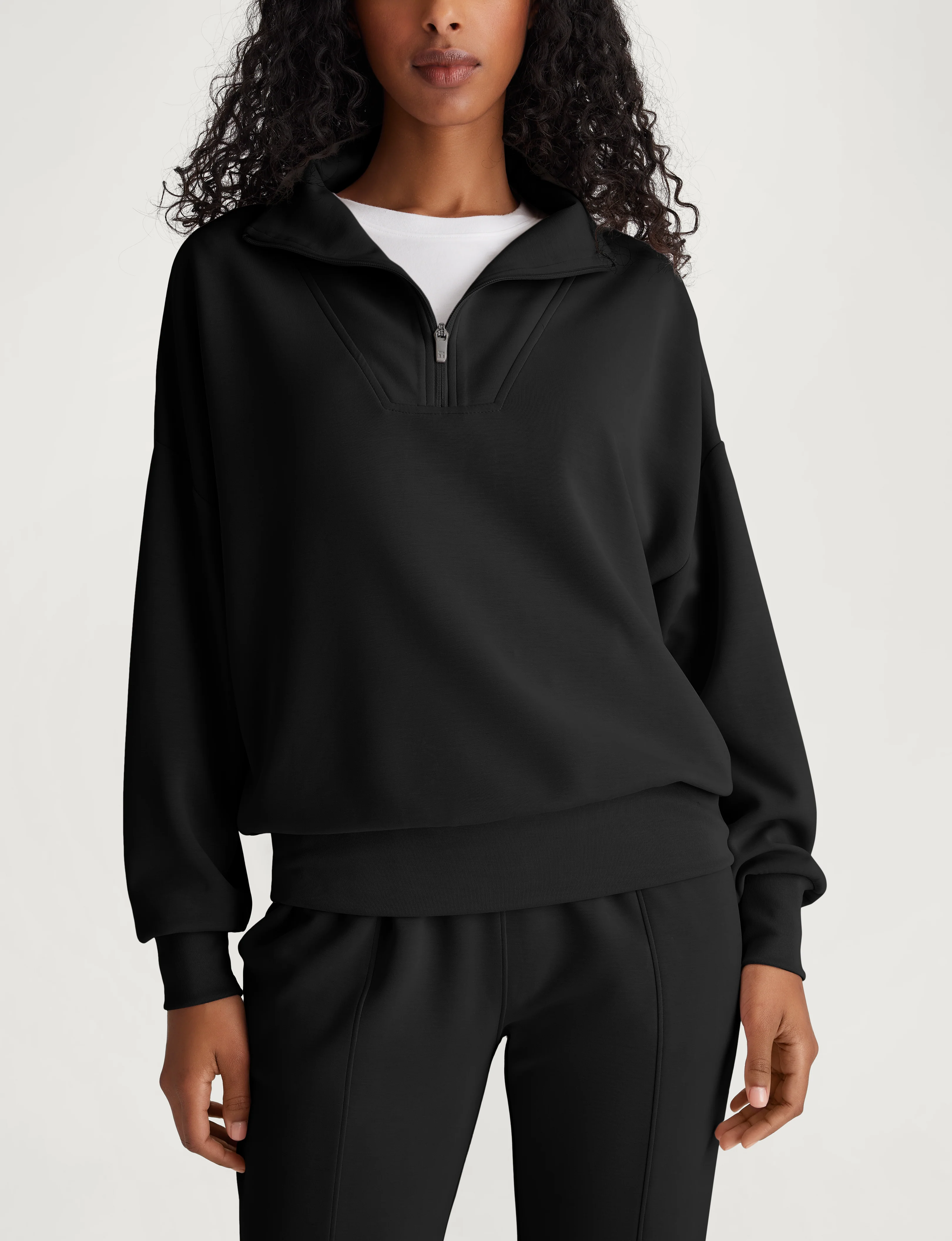 Women’s Luxe Traveler Knit Quarter-Zip - Image 10