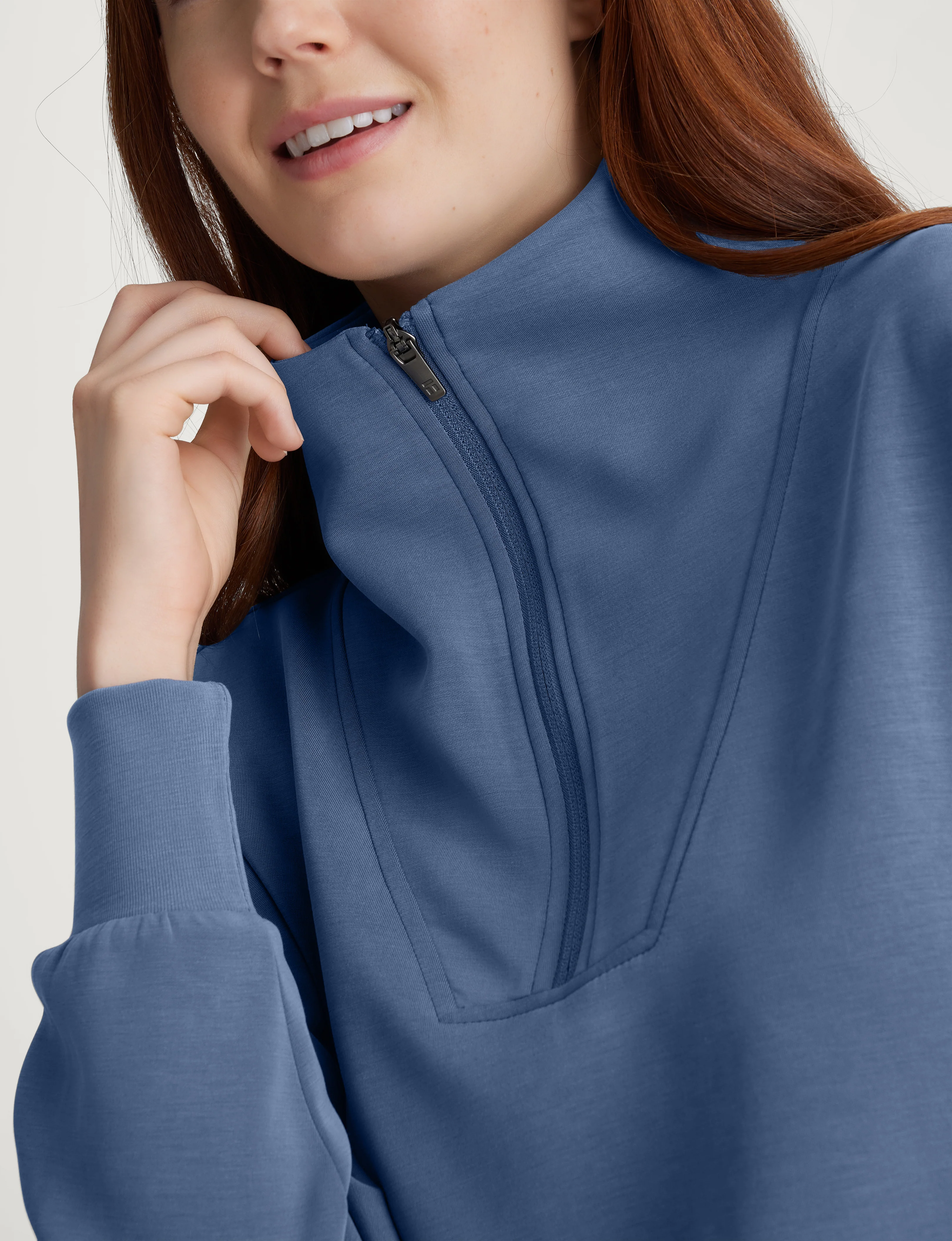 Women’s Luxe Traveler Knit Quarter-Zip - Image 16