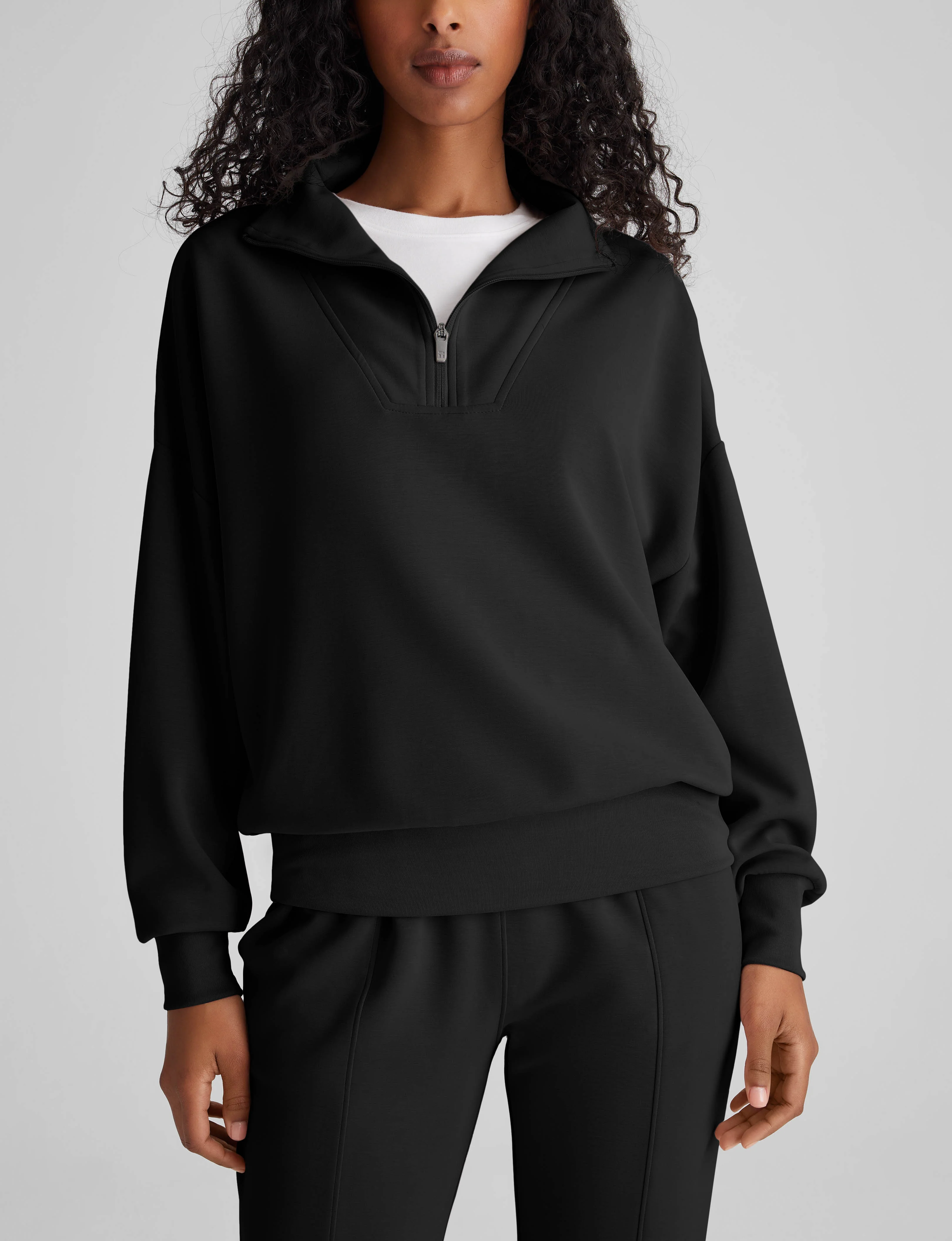 Women’s Luxe Traveler Knit Quarter-Zip - Image 3