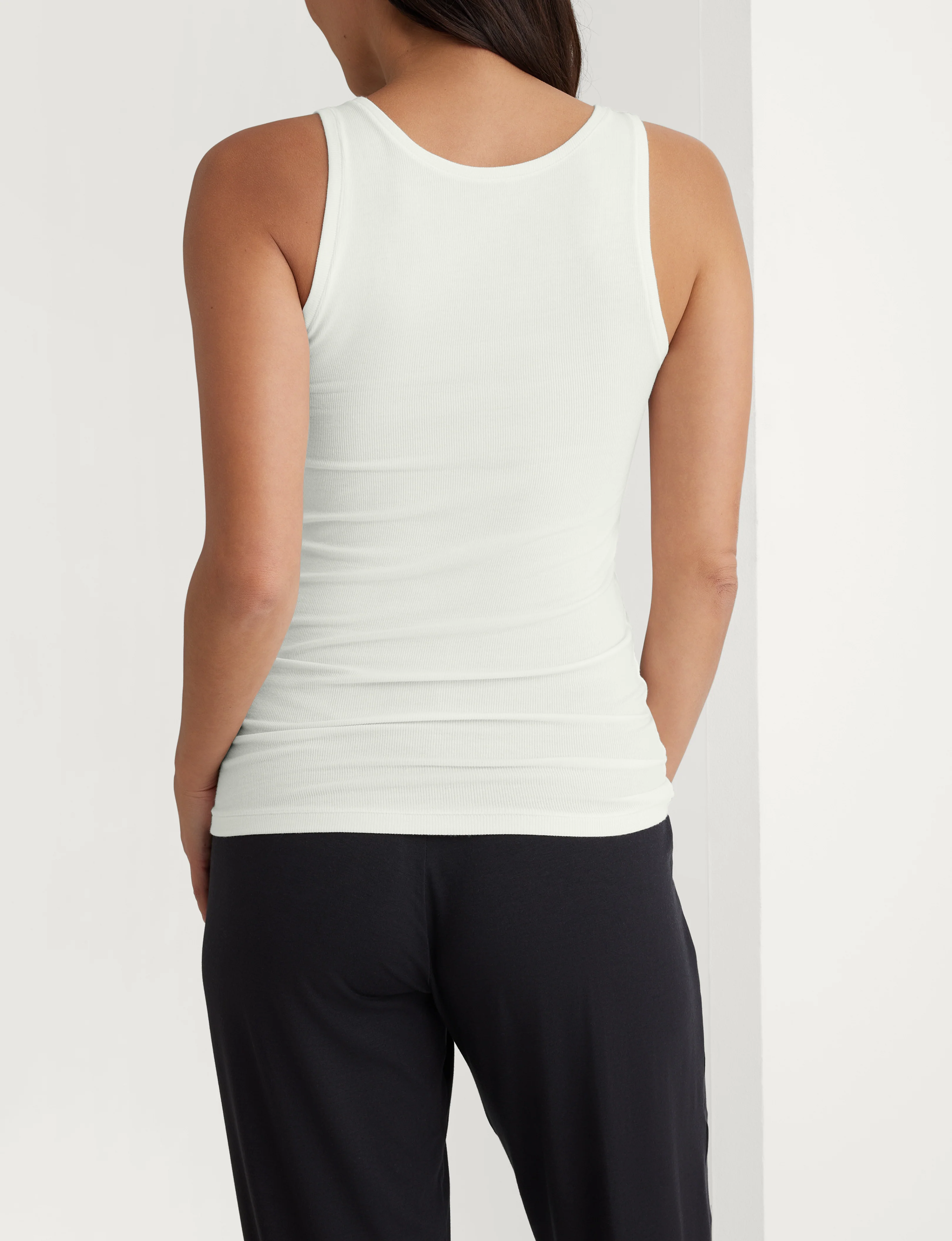 Women's Micro Rib Fitted Tank - Image 22