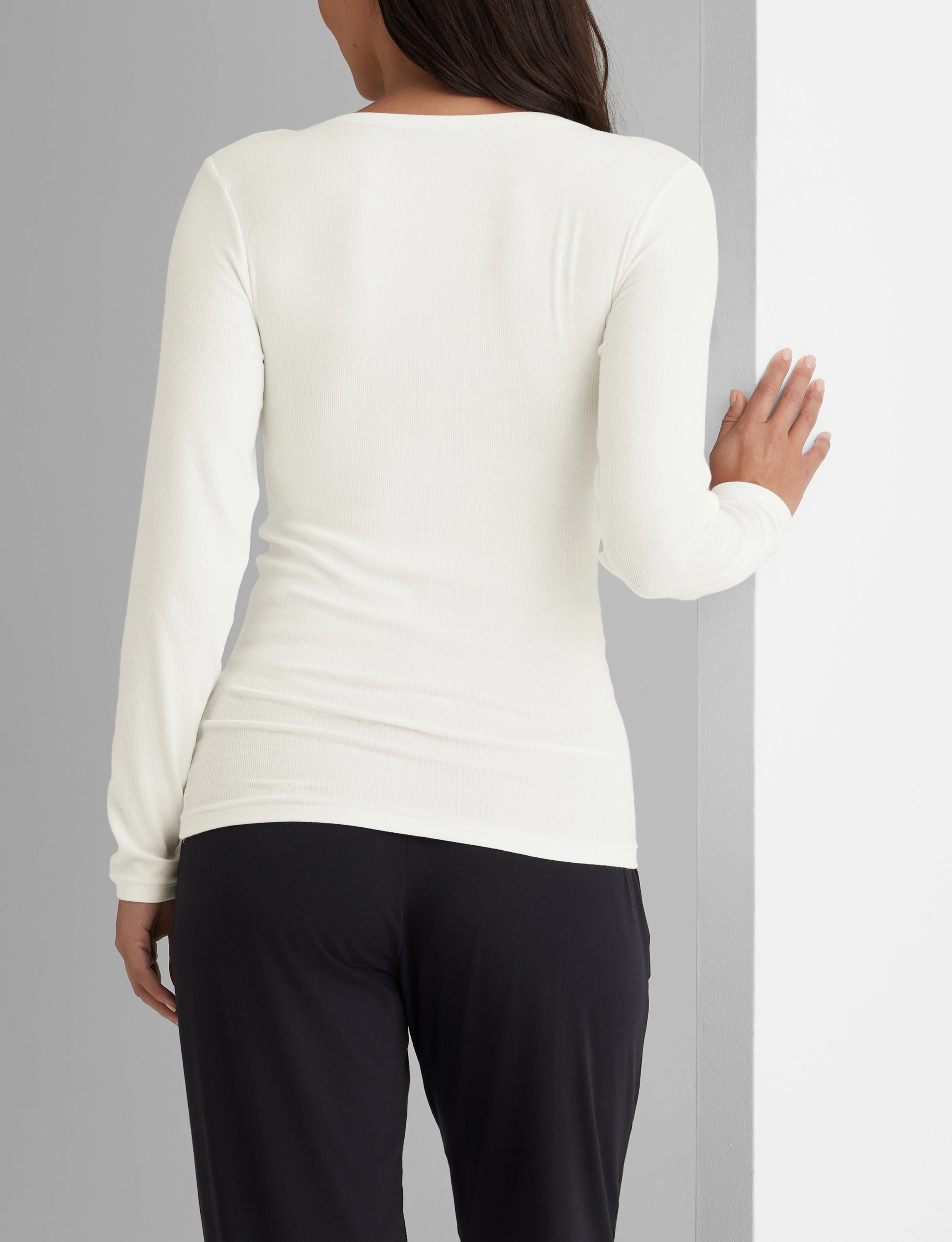 Women's Micro Rib Long Sleeve Tee (2-Pack) - Image 6