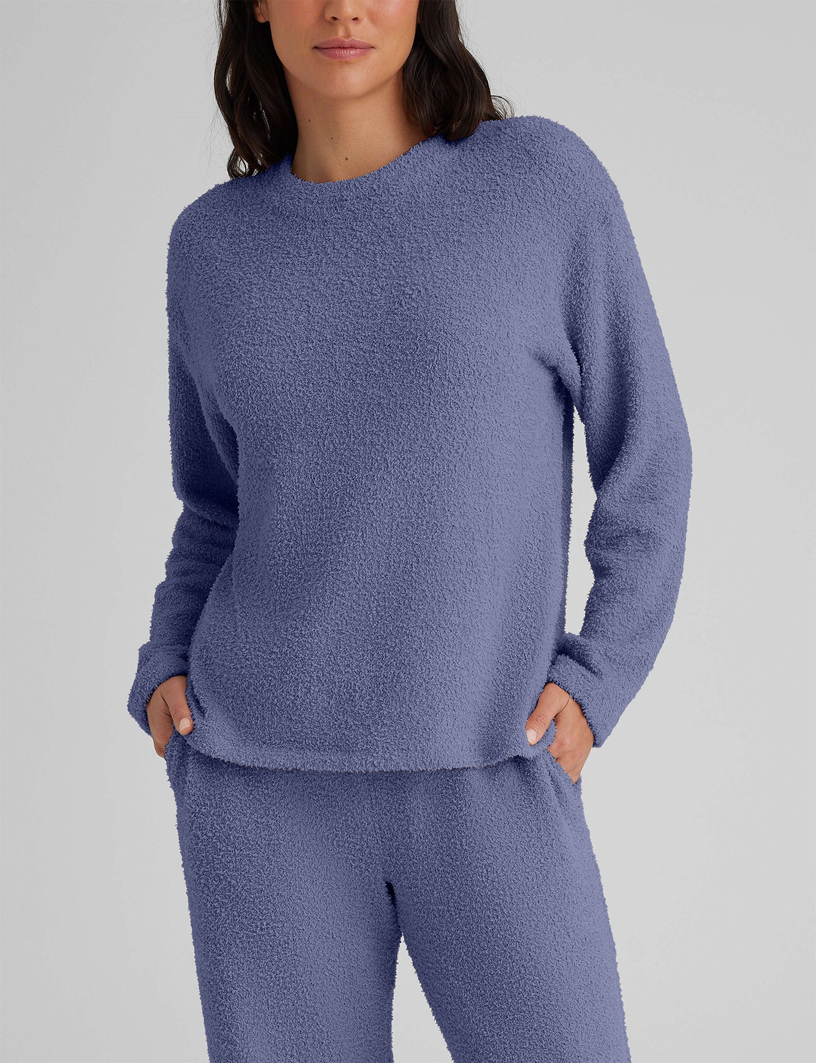 Women's Plush Crewneck Sweatshirt - Image 15