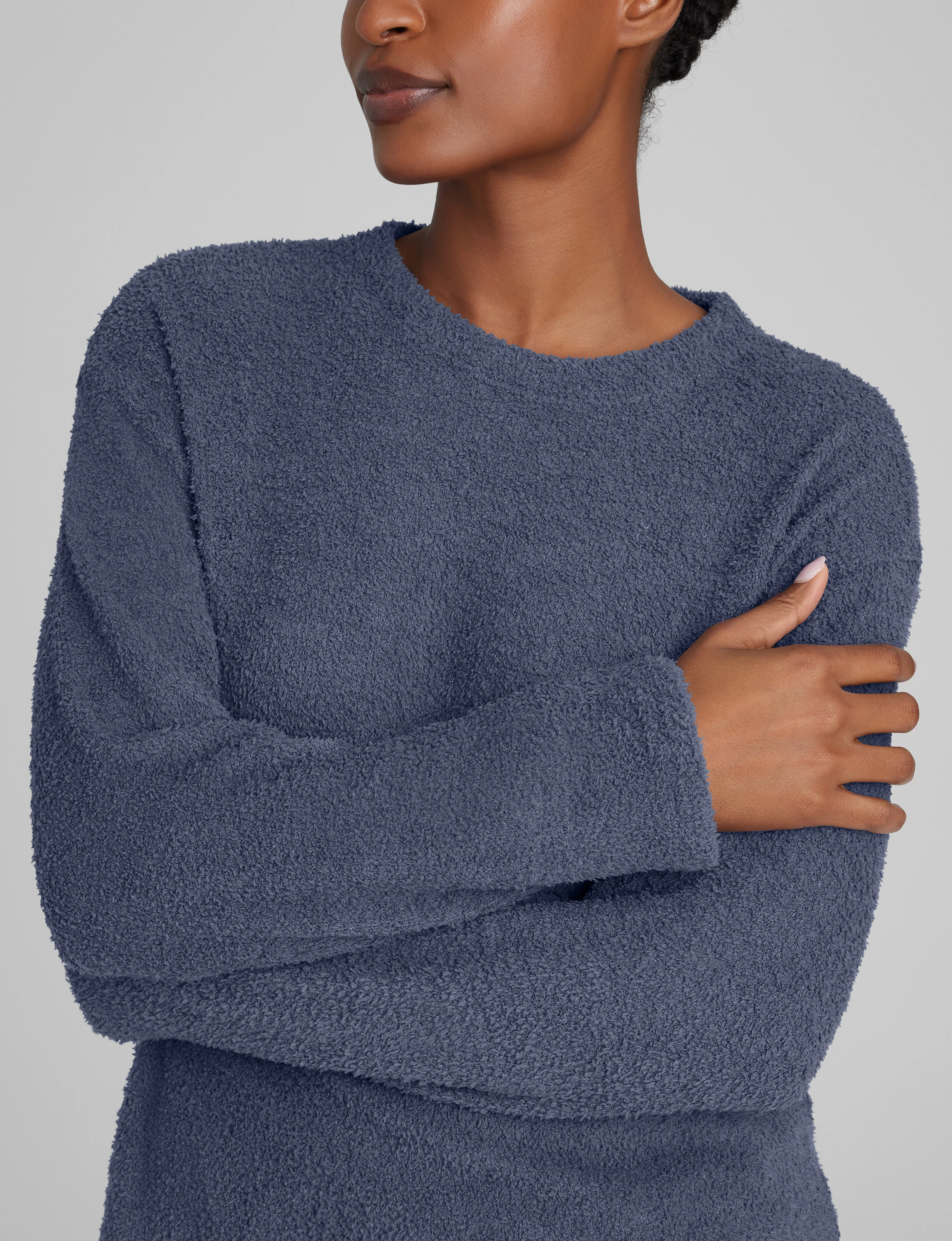 Women's Plush Crewneck Sweatshirt - Image 7