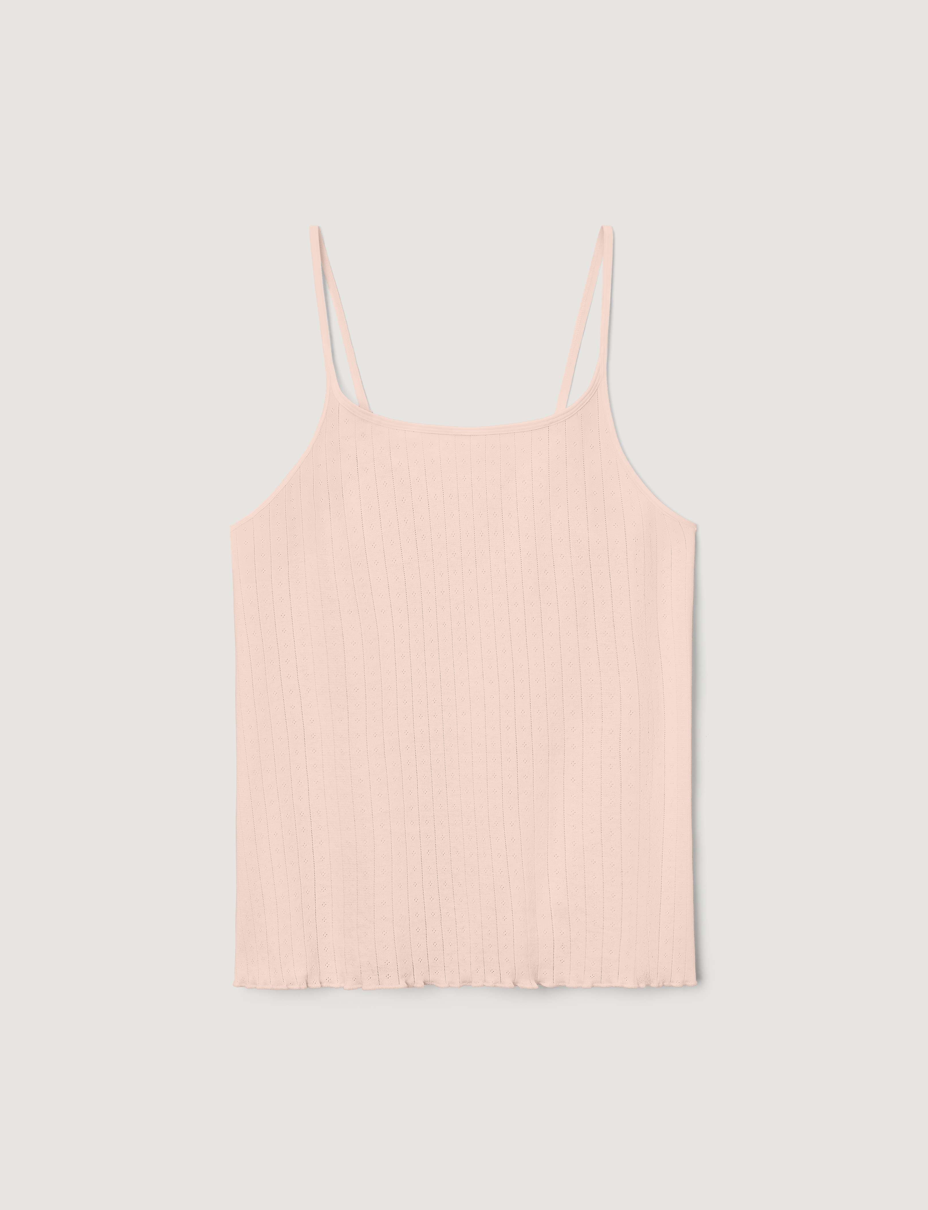 Women's Cotton Pointelle Rib Camisole - Image 13