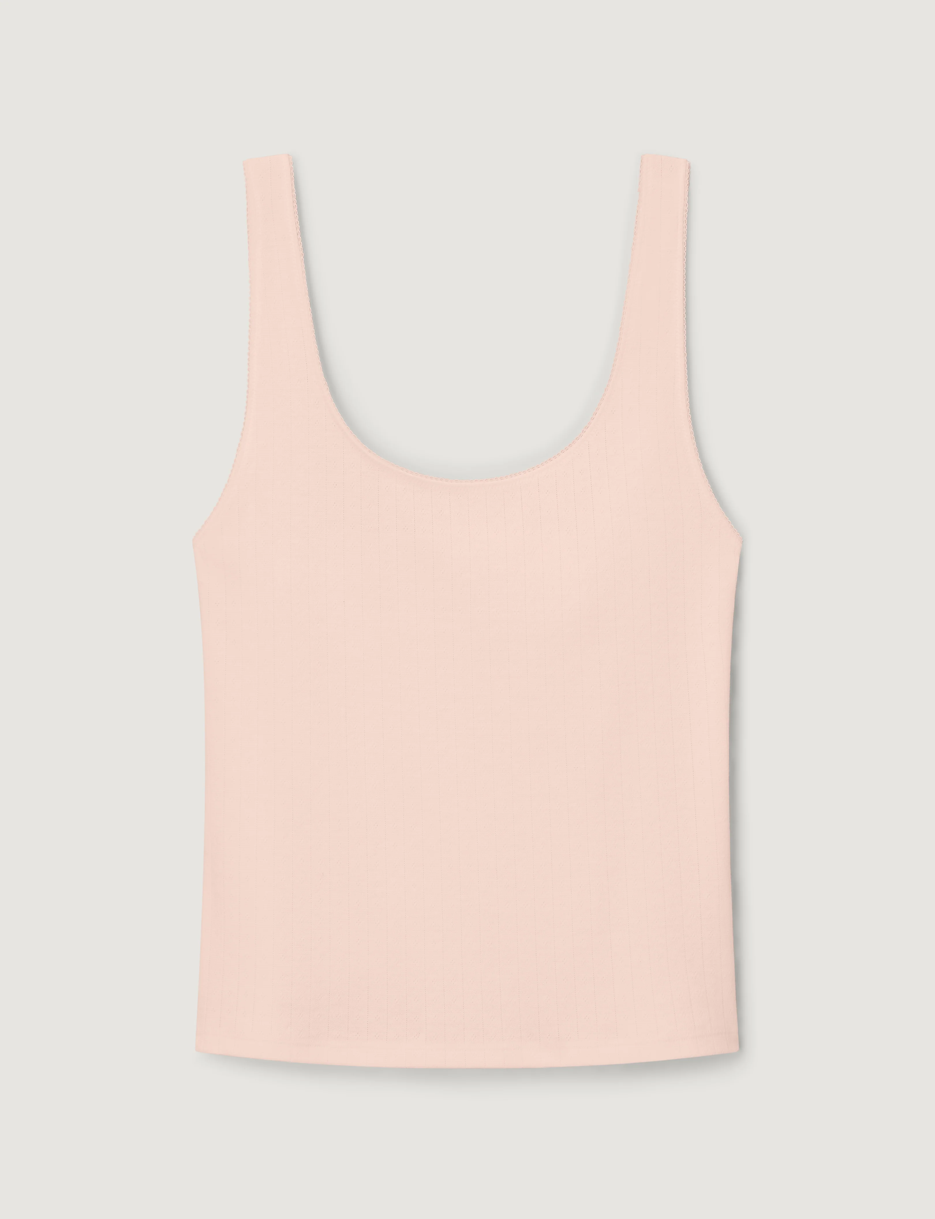 Women's Cotton Pointelle Rib Tank - Image 9