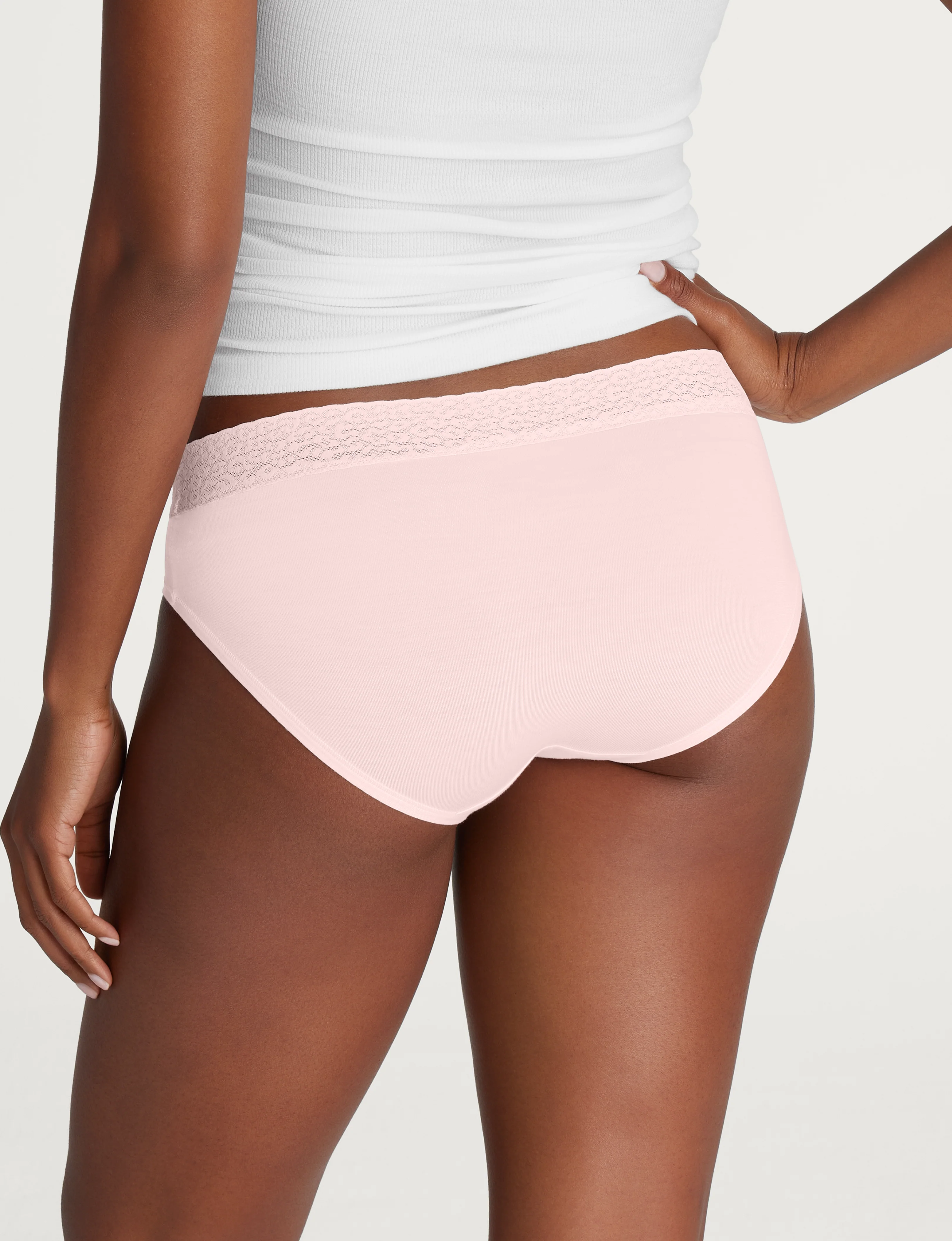 Women's Second Skin Brief, Lace Waist (5-Pack) - Image 11