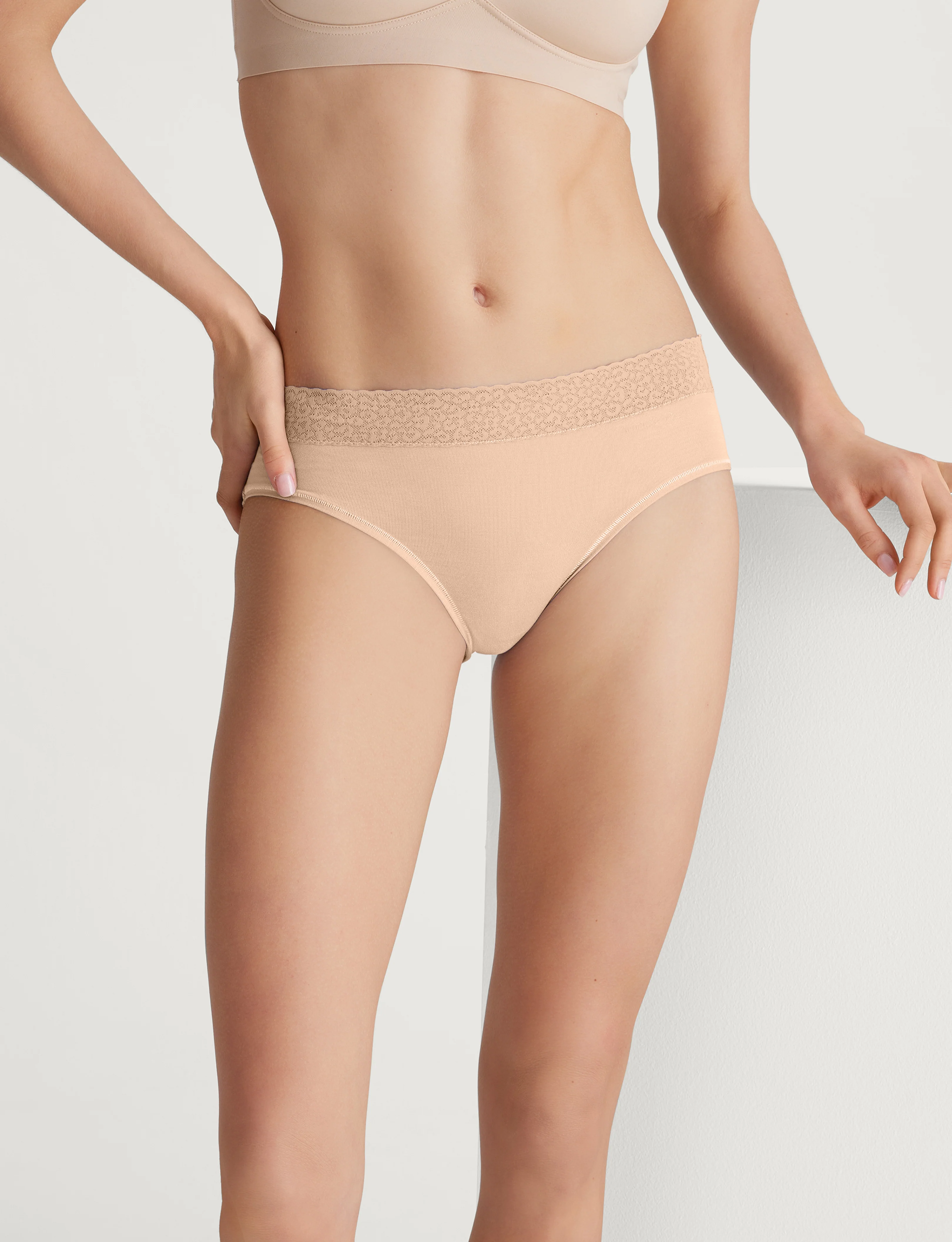 Women's Second Skin Brief, Lace Waist (5-Pack) - Image 13