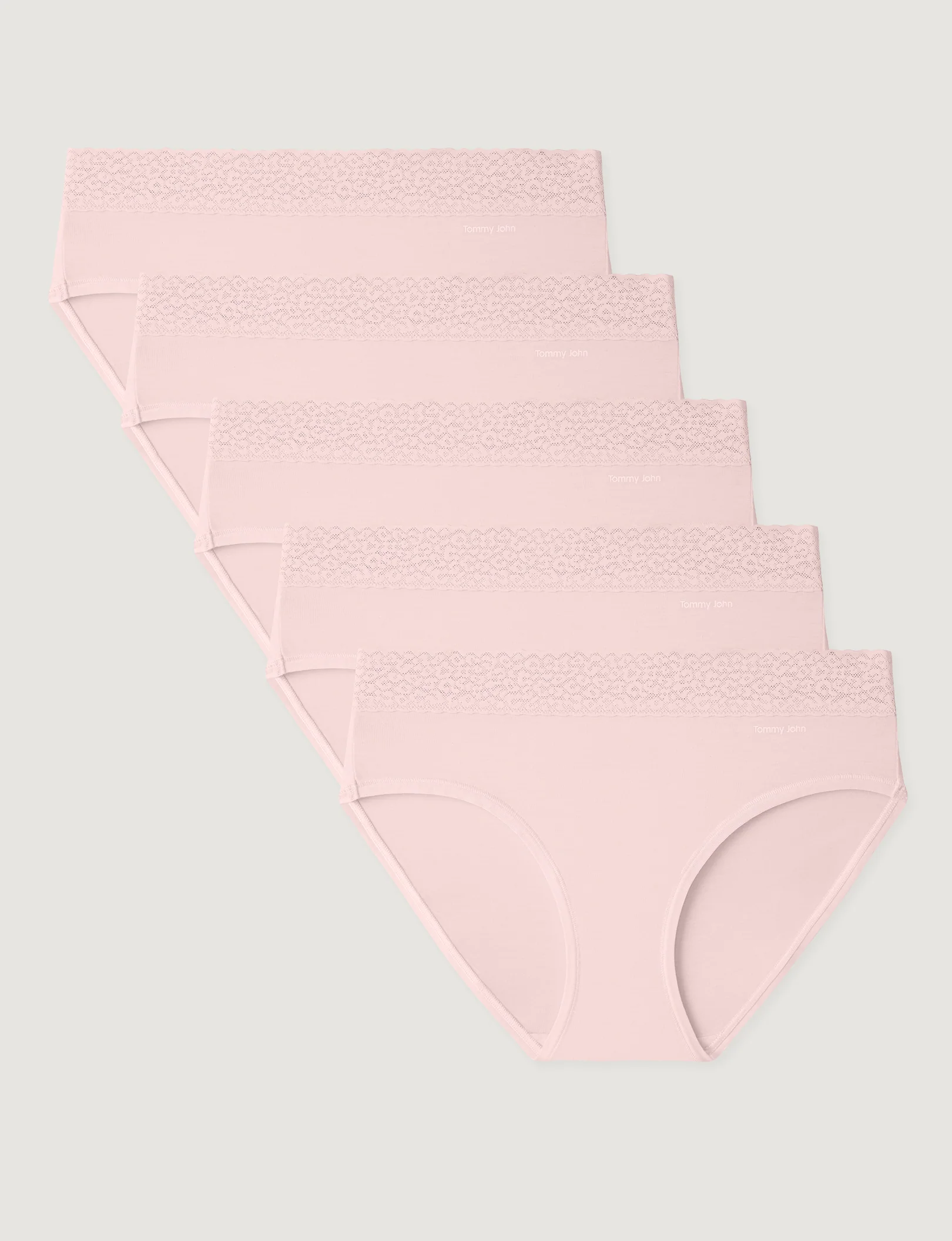 Women's Second Skin Brief, Lace Waist (5-Pack) - Image 8