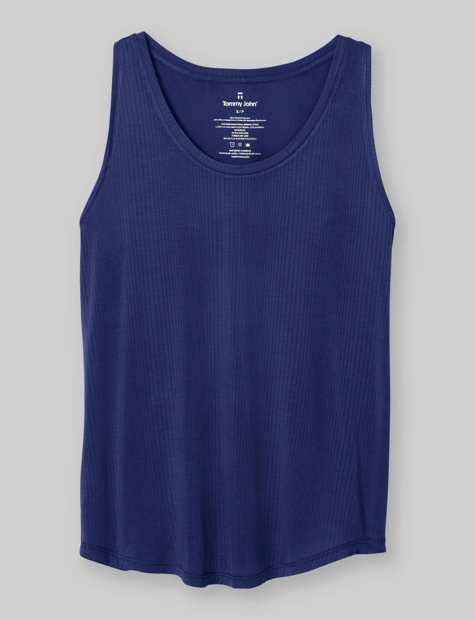 Women's Second Skin Luxe Rib Sleep Tank - Image 105