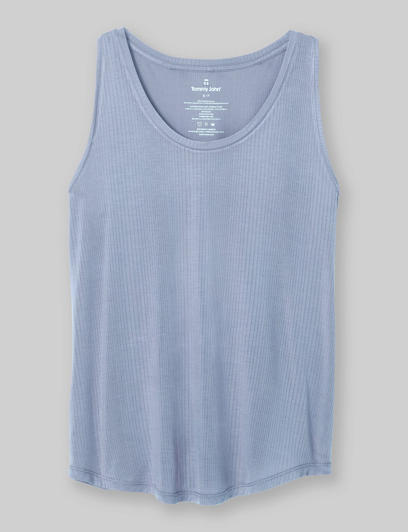 Women's Second Skin Luxe Rib Sleep Tank - Image 51