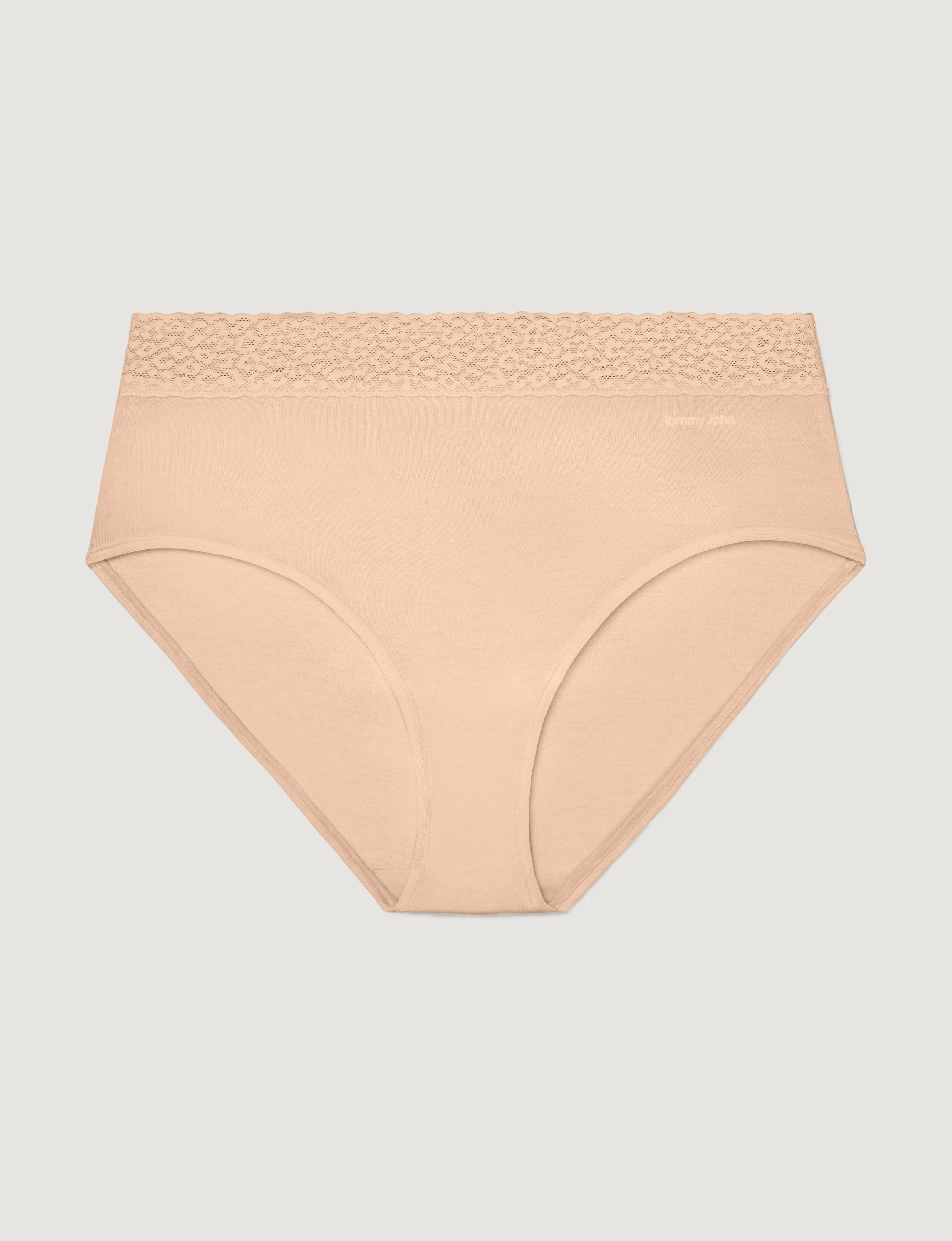 Women's Second Skin High Rise Brief, Lace Waist - Image 22