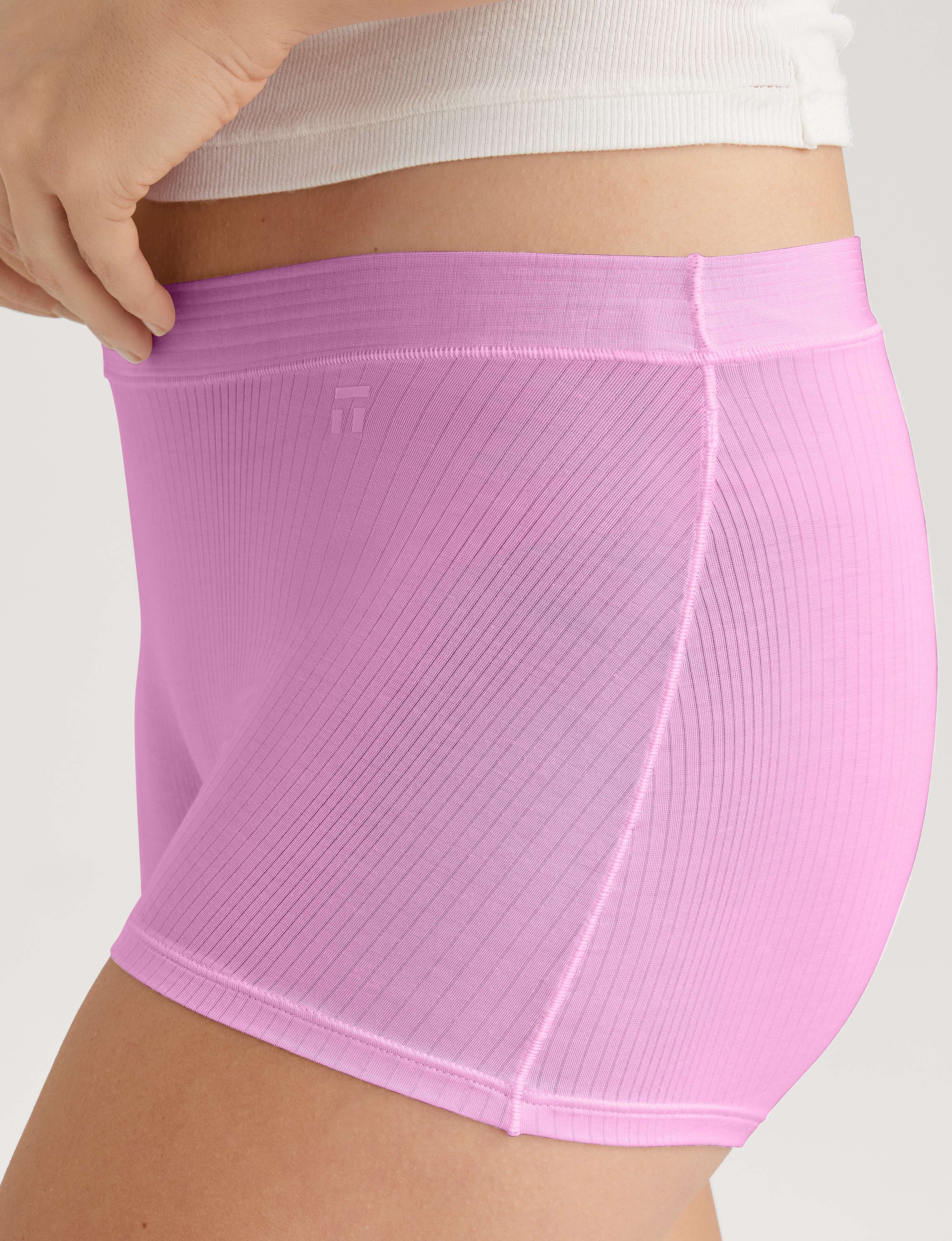 Women's Second Skin Luxe Rib Boyshort - Image 14
