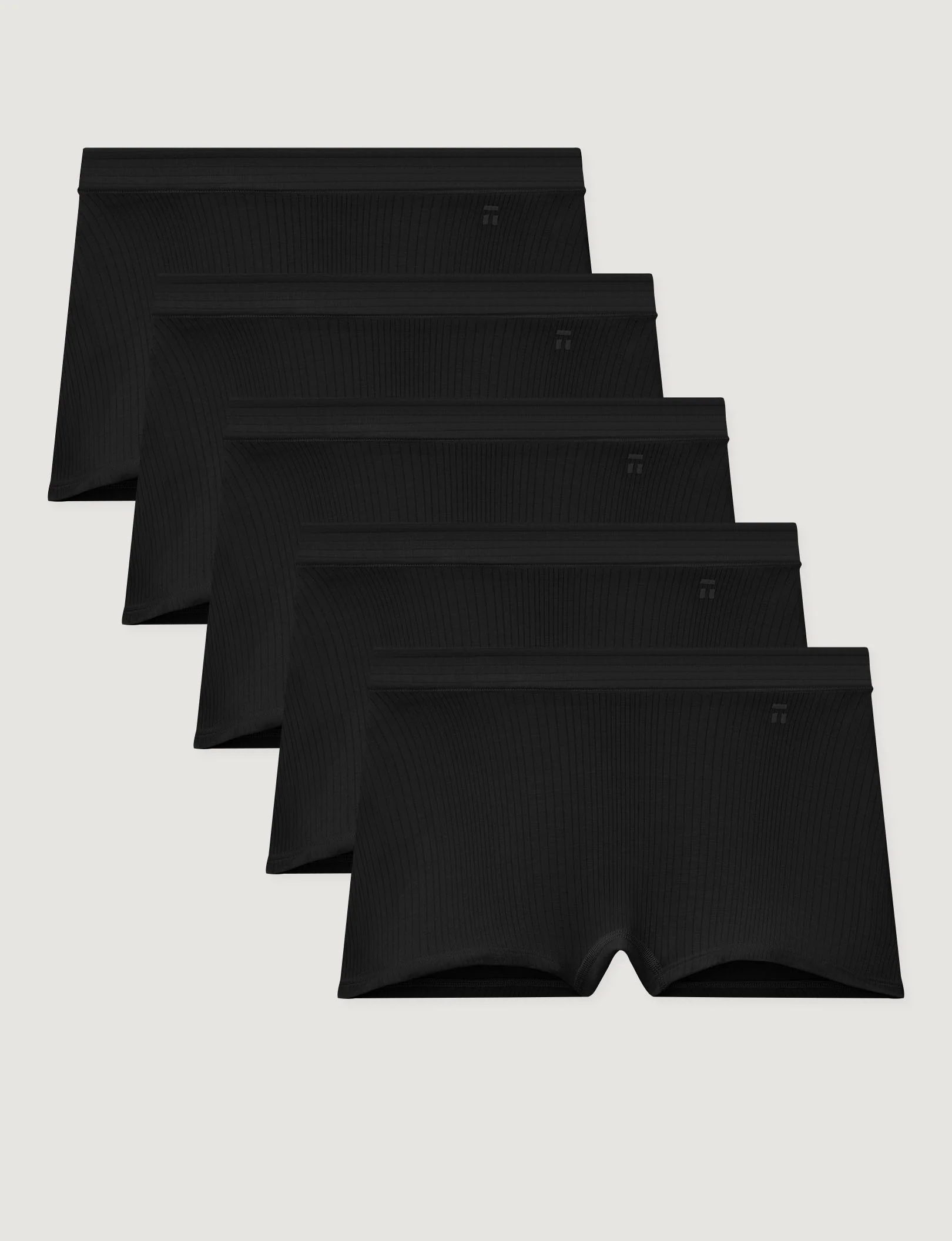 Women's Second Skin Luxe Rib Boyshort (5-Pack) - Image 13