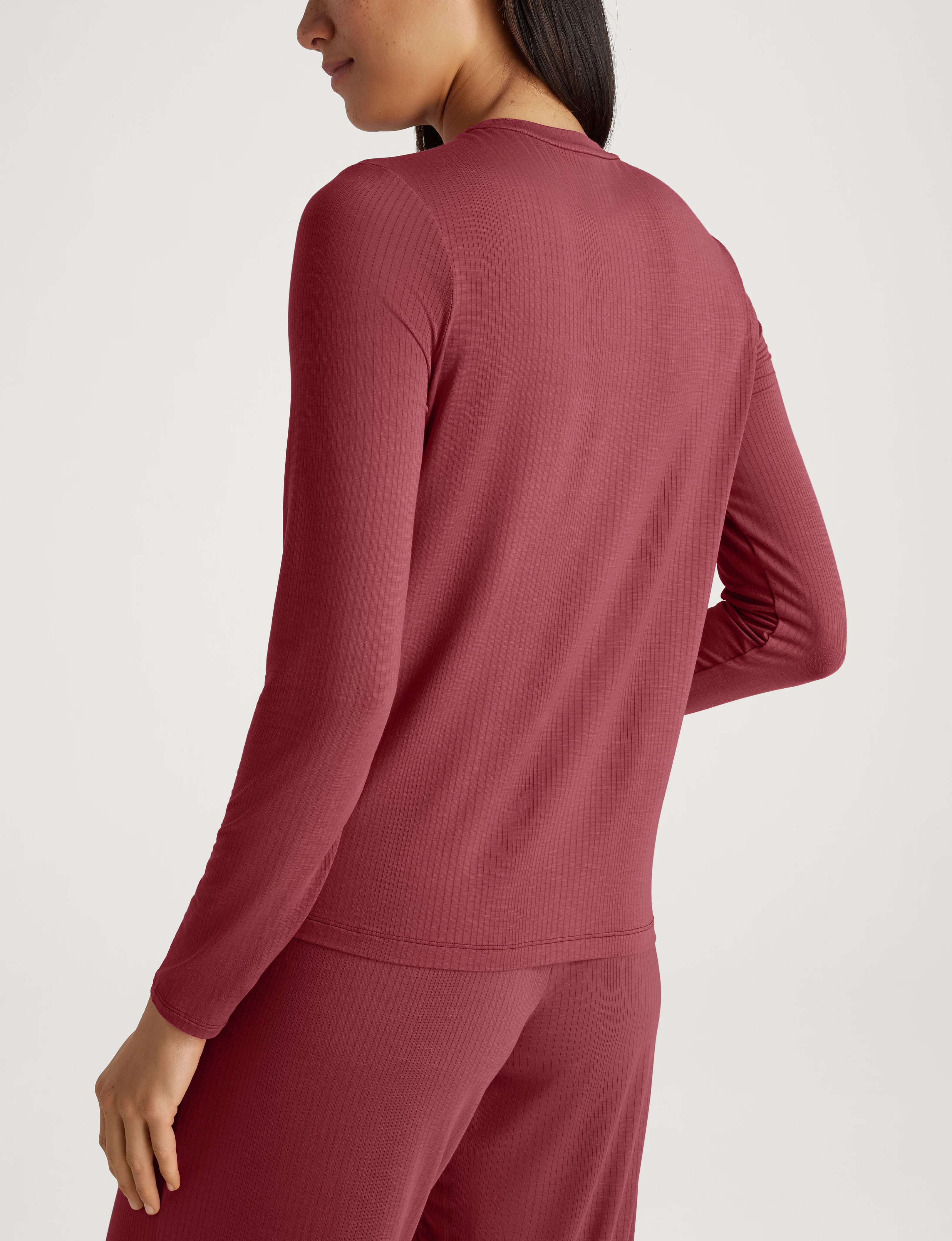 Women's Second Skin Luxe Rib Long Sleeve Crew Neck - Image 10