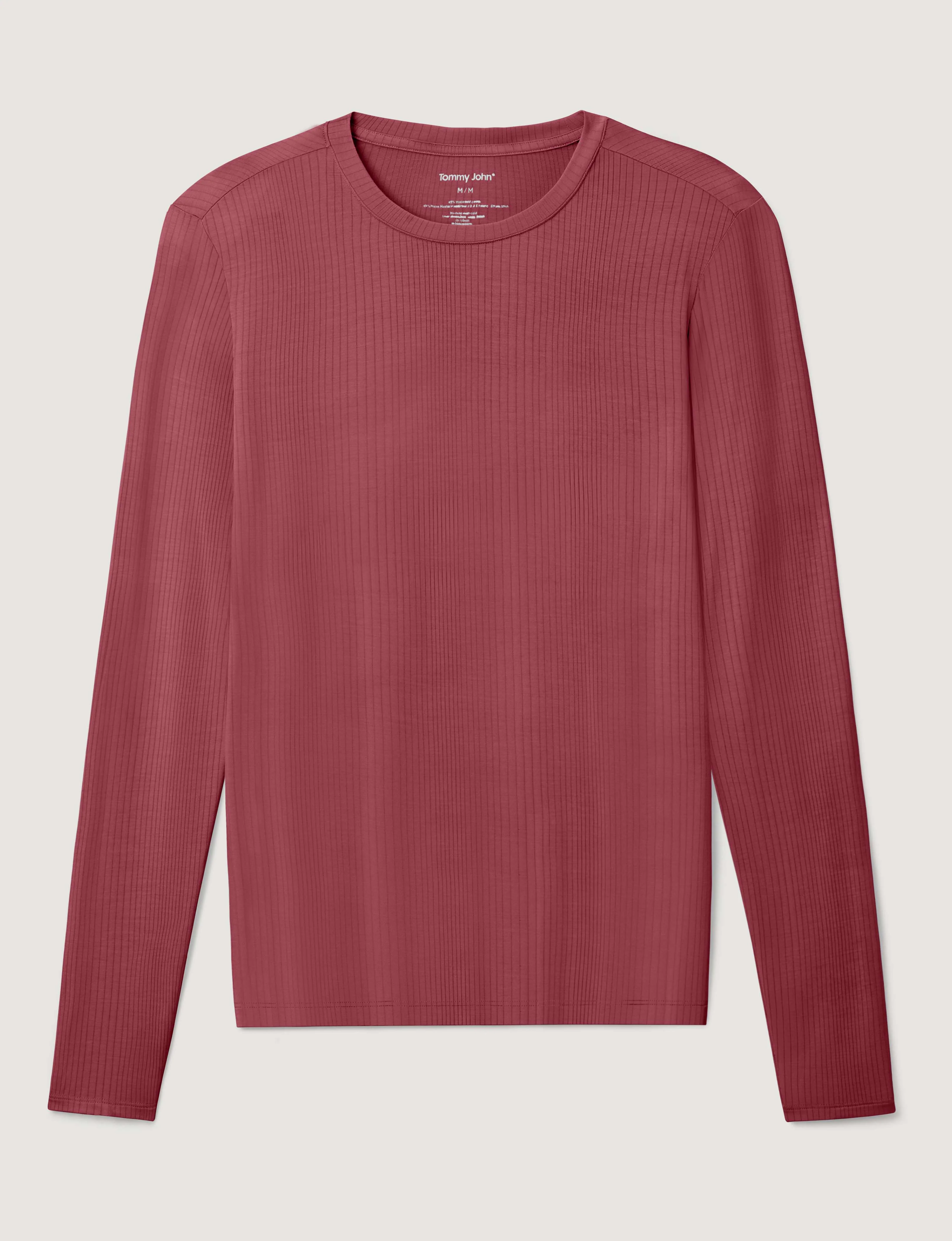 Women's Second Skin Luxe Rib Long Sleeve Crew Neck - Image 12