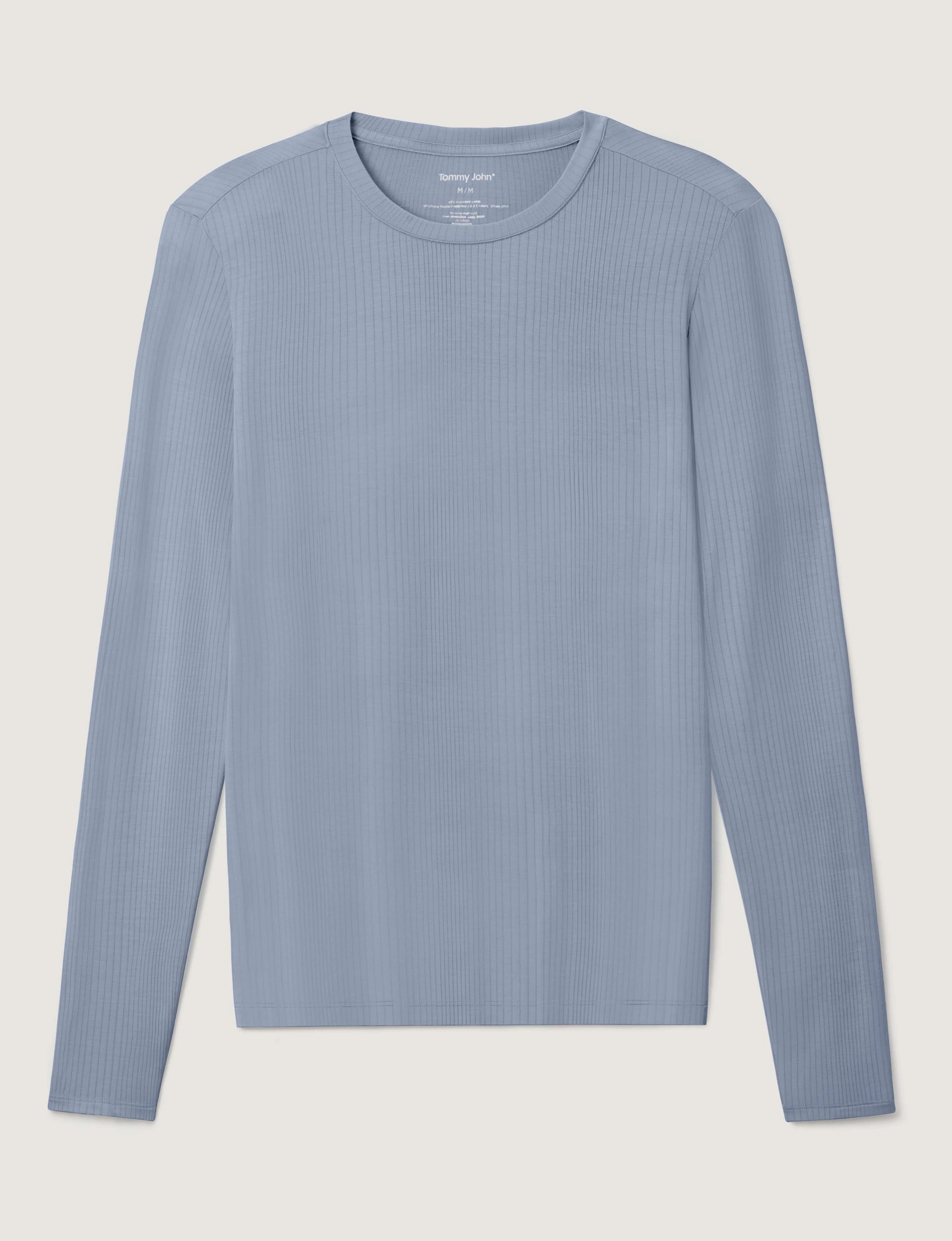Women's Second Skin Luxe Rib Long Sleeve Crew Neck - Image 5