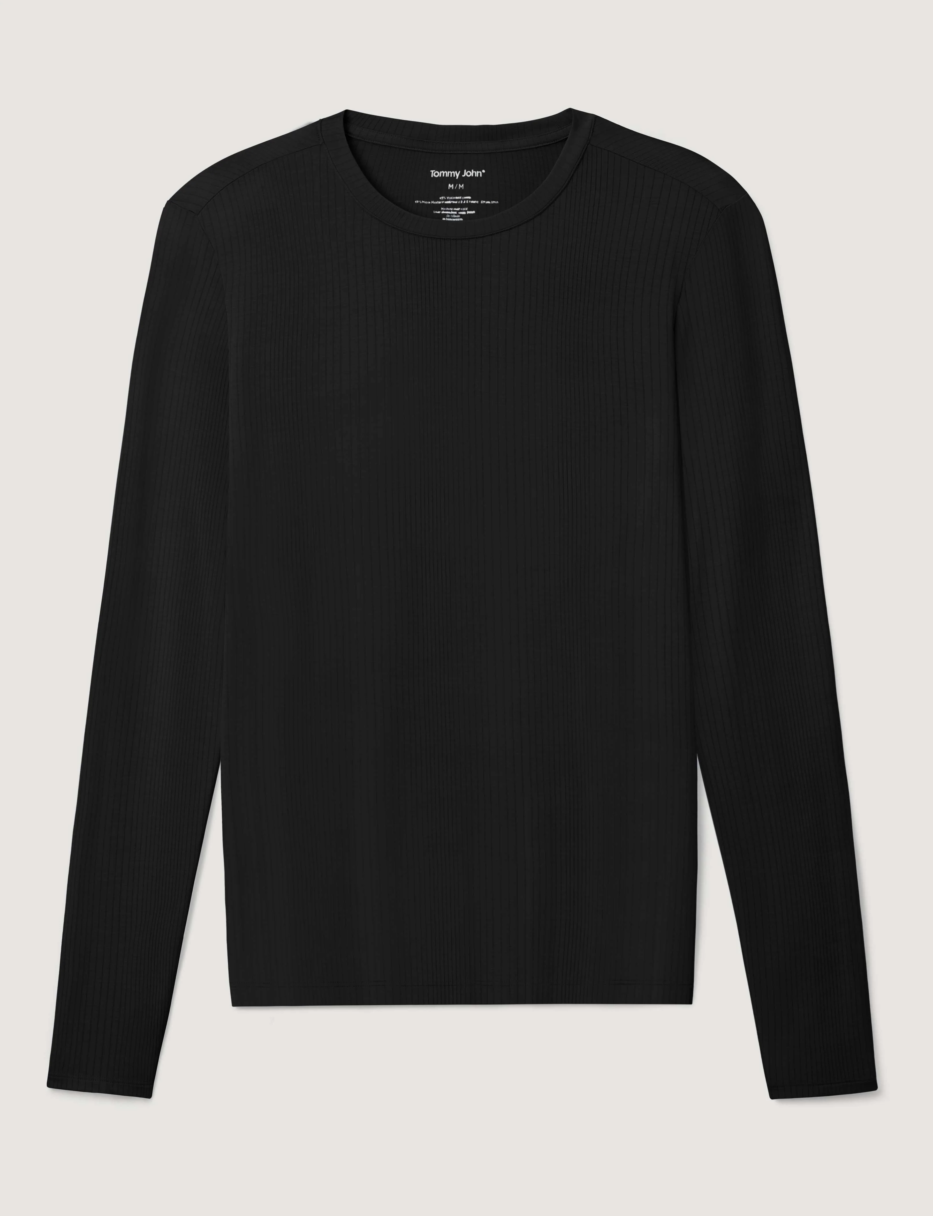 Women's Second Skin Luxe Rib Long Sleeve Crew Neck - Image 8