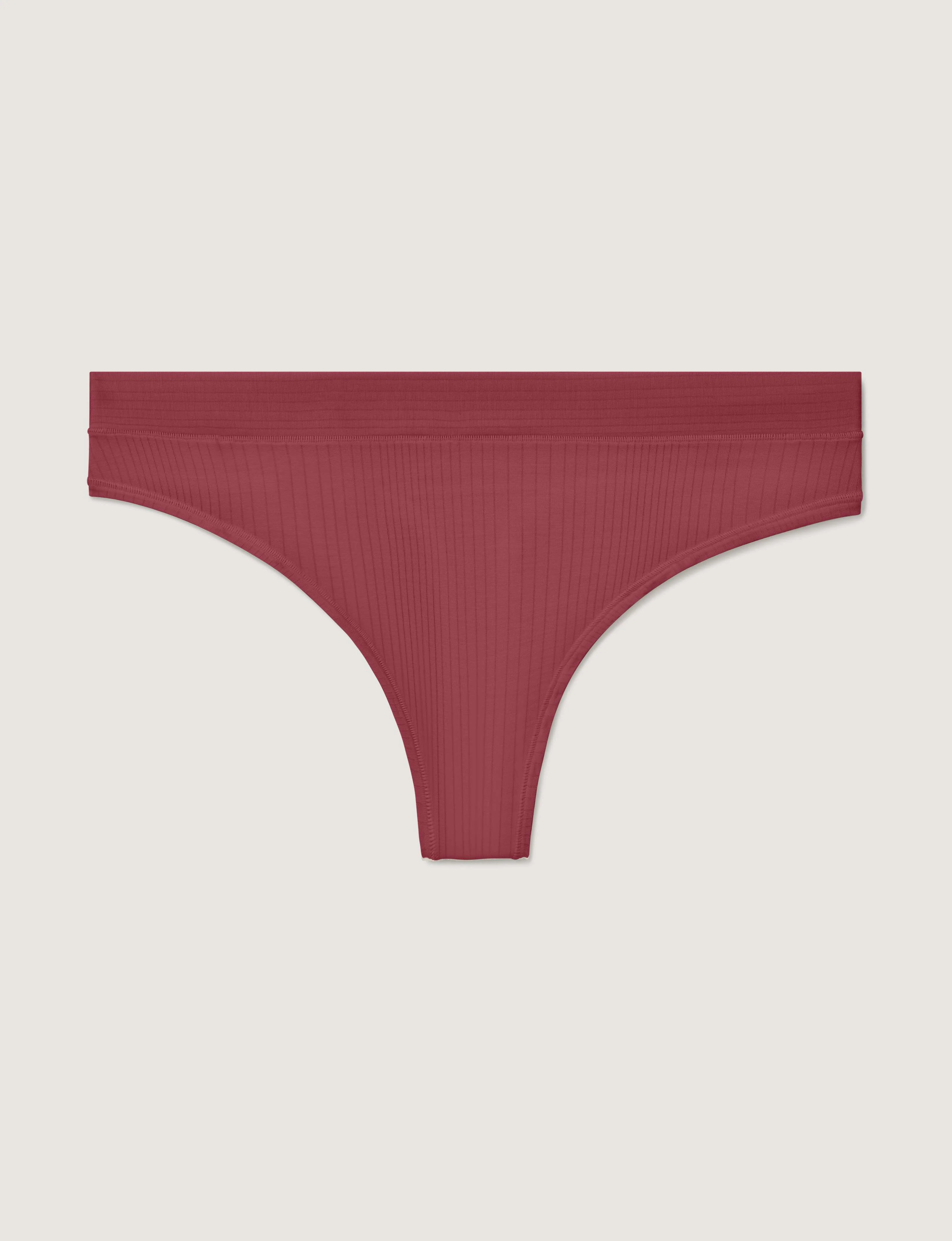 Women's Second Skin Luxe Rib Thong - Image 30
