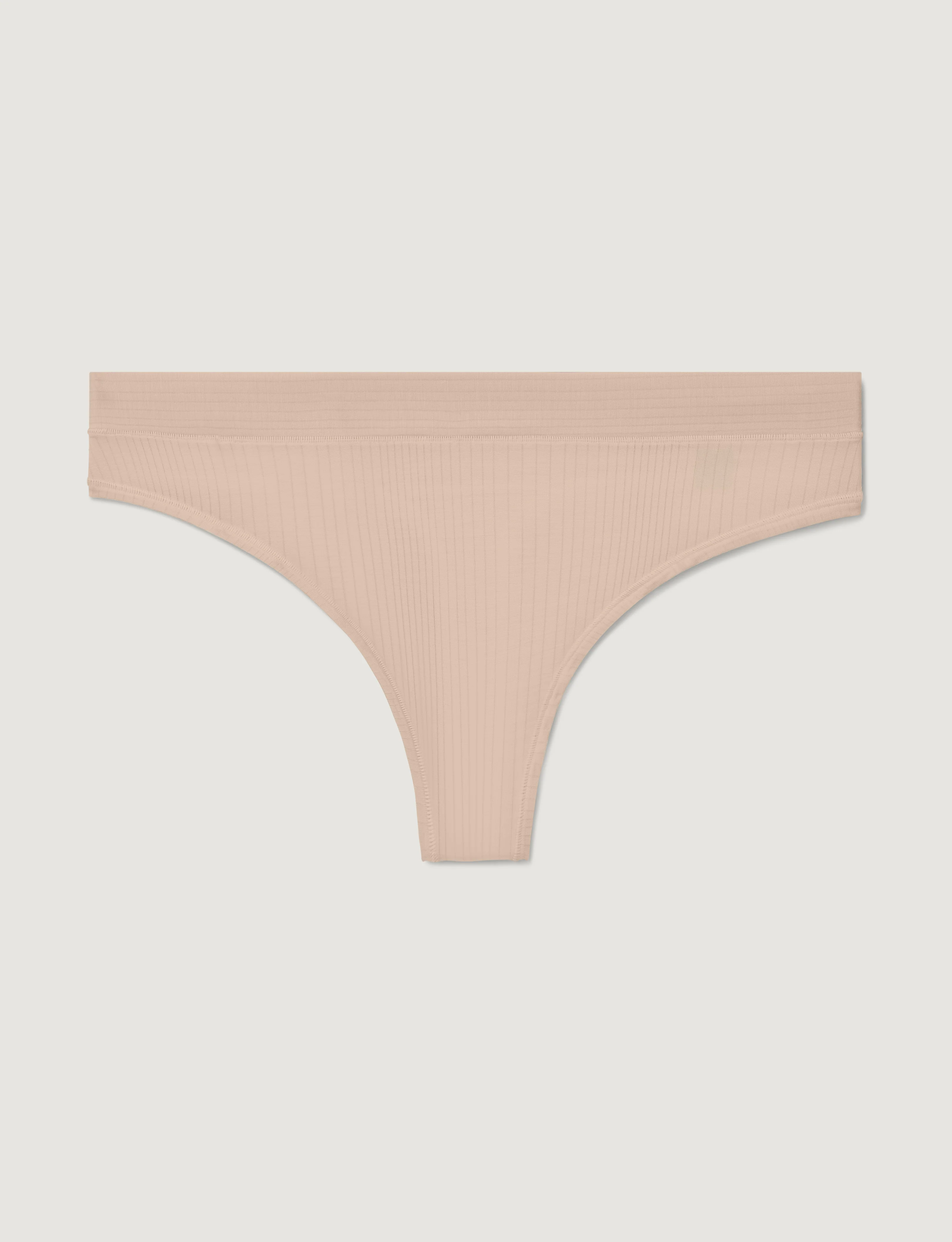 Women's Second Skin Luxe Rib Thong - Image 32